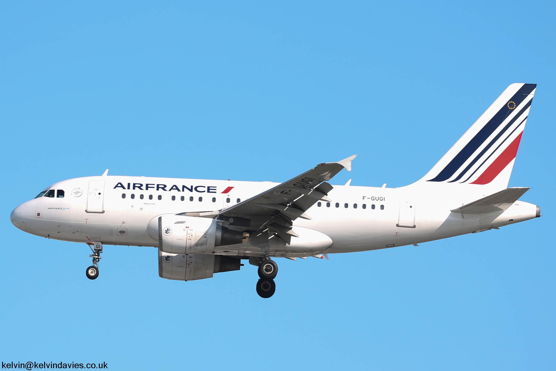 Air France A318 F-GUGI