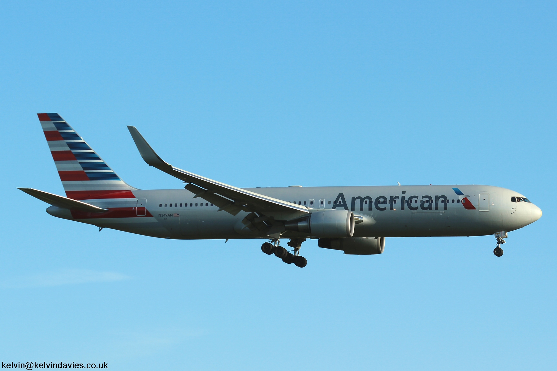 American Airlines 767 N349AN