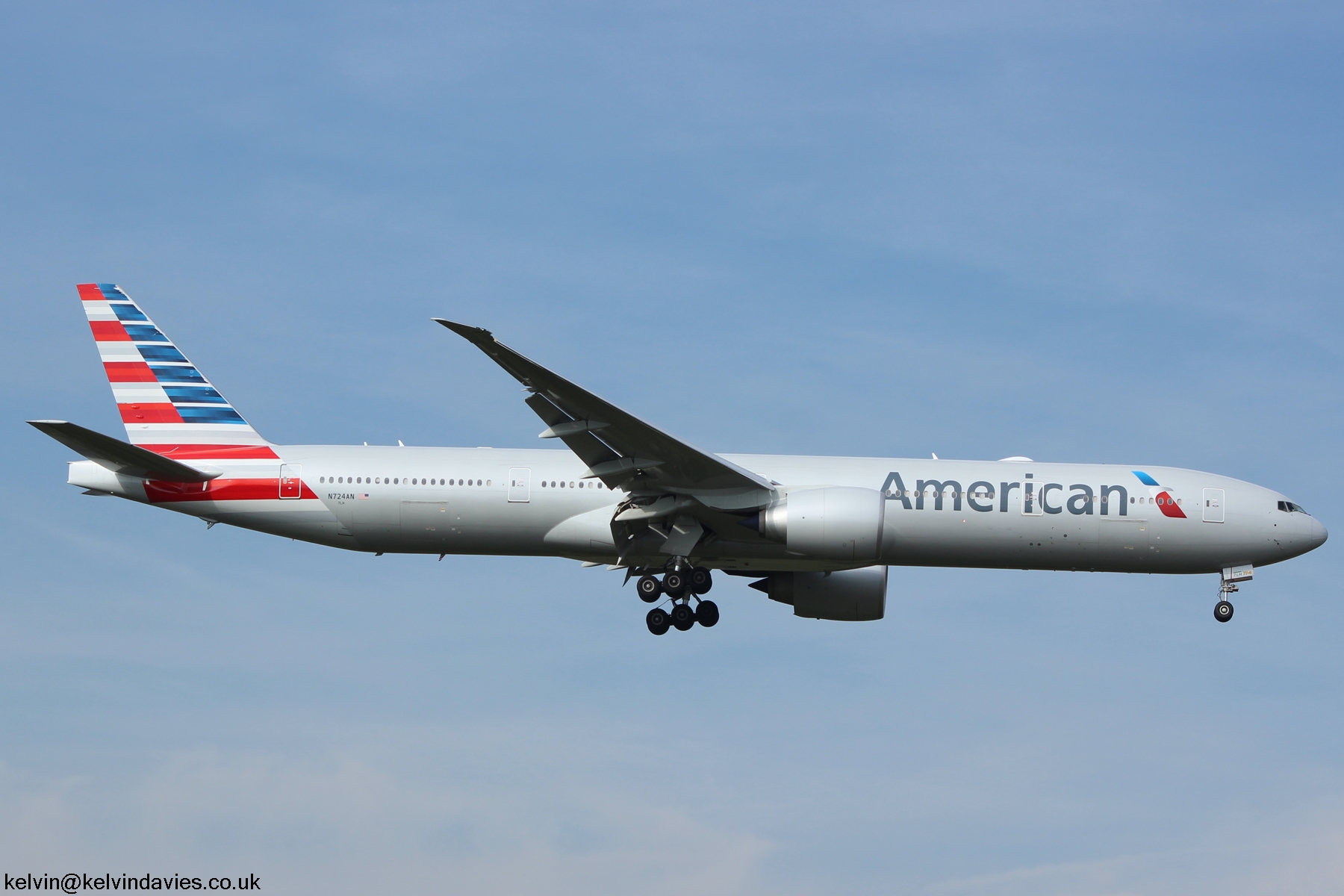 American Airlines B777 N724AN