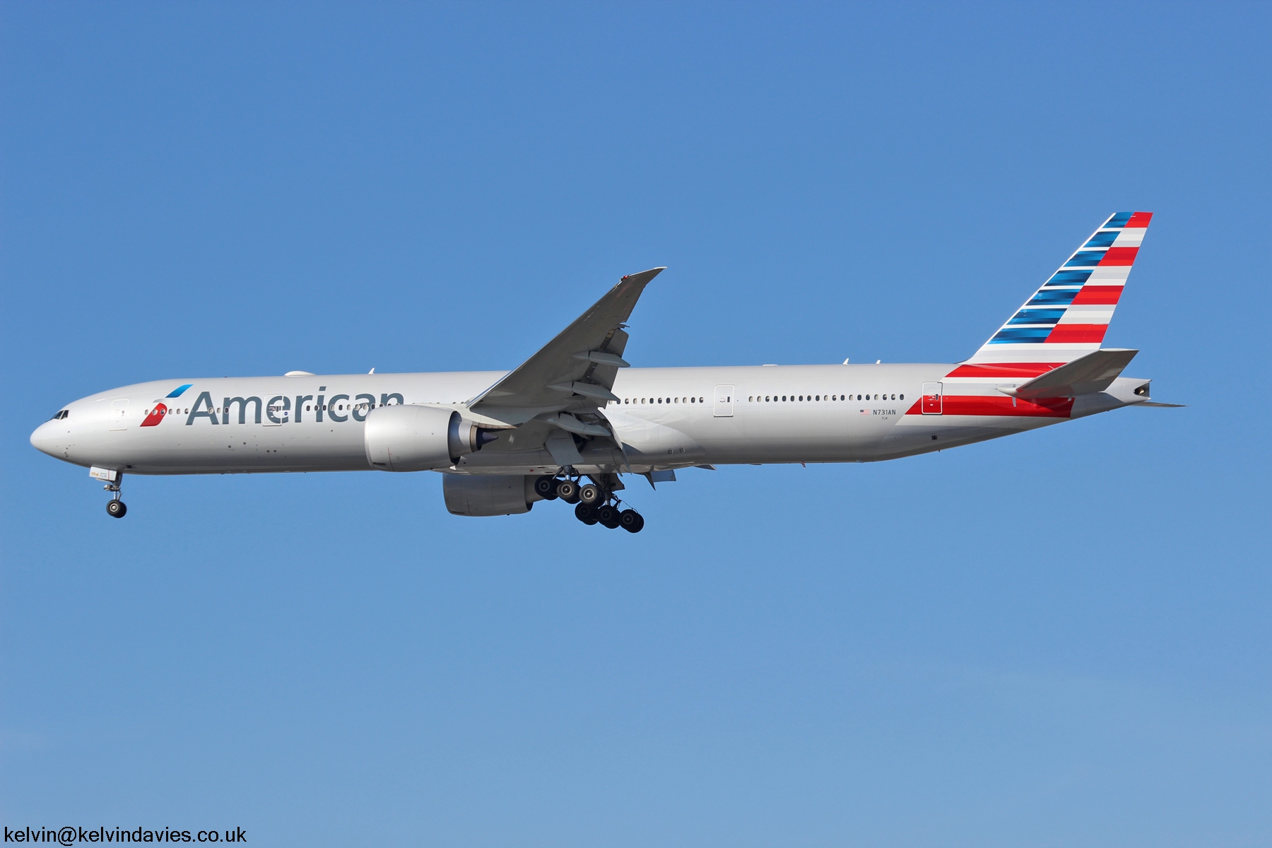 American Airlines B777 N731AN