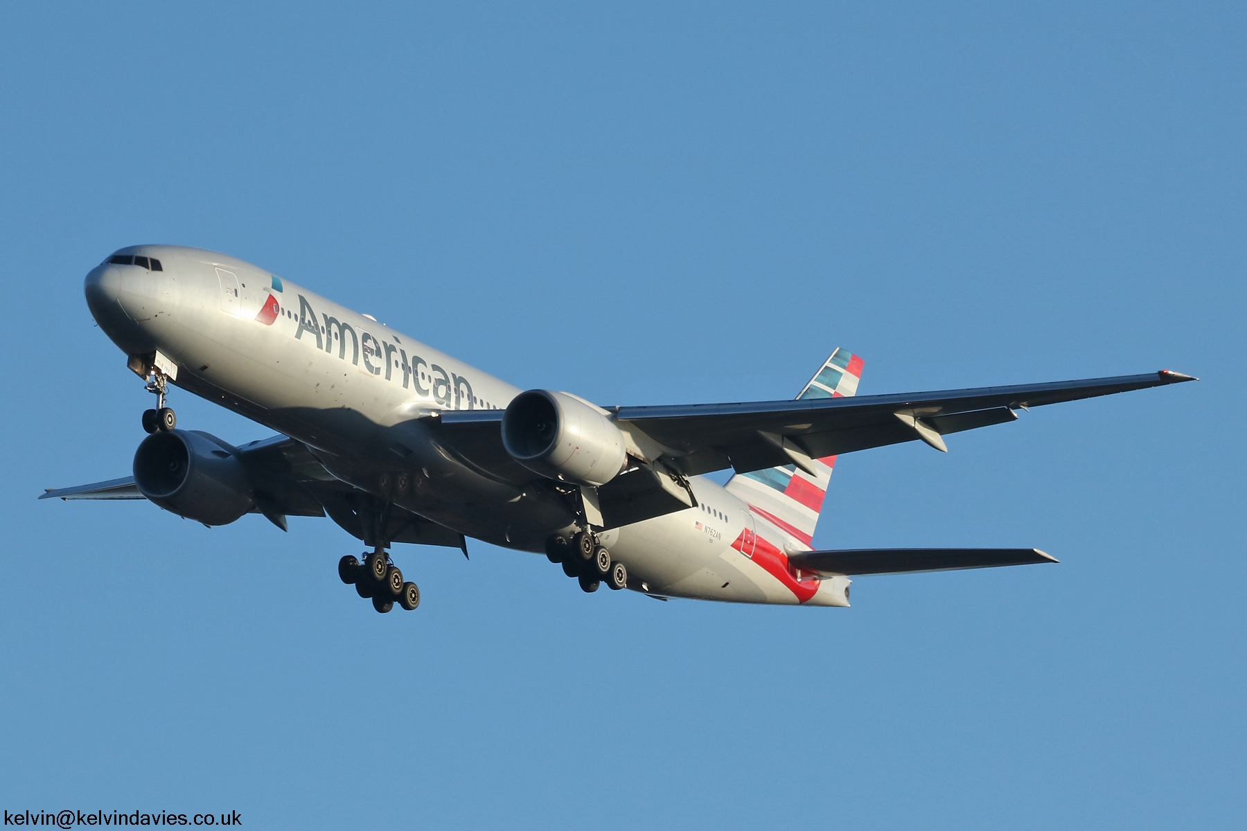 American Airlines 777 N762AN