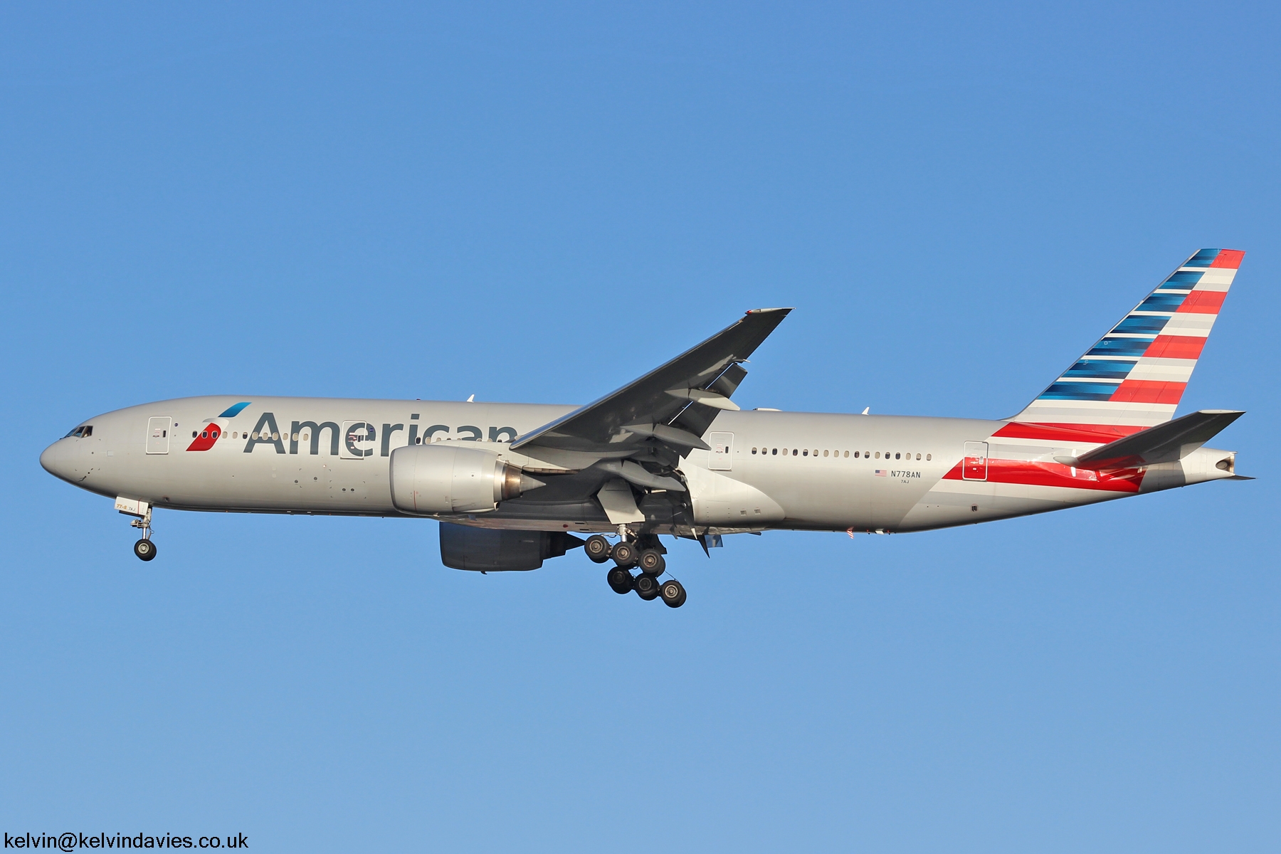 American Airlines B777 N778AN
