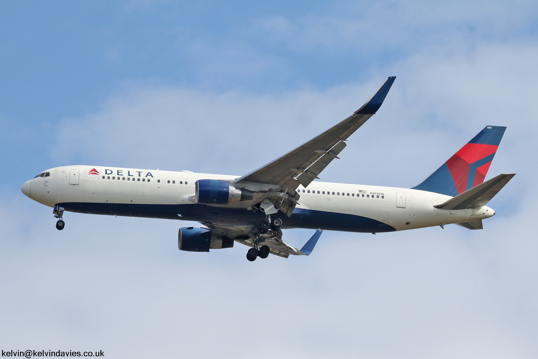 Delta Air Lines 767 N189DN