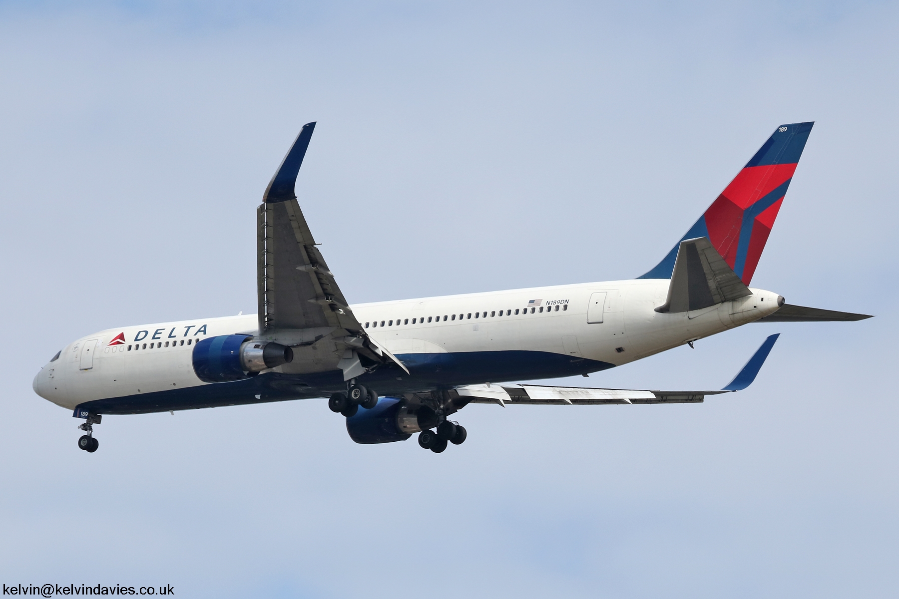 Delta Air Lines 767 N189DN