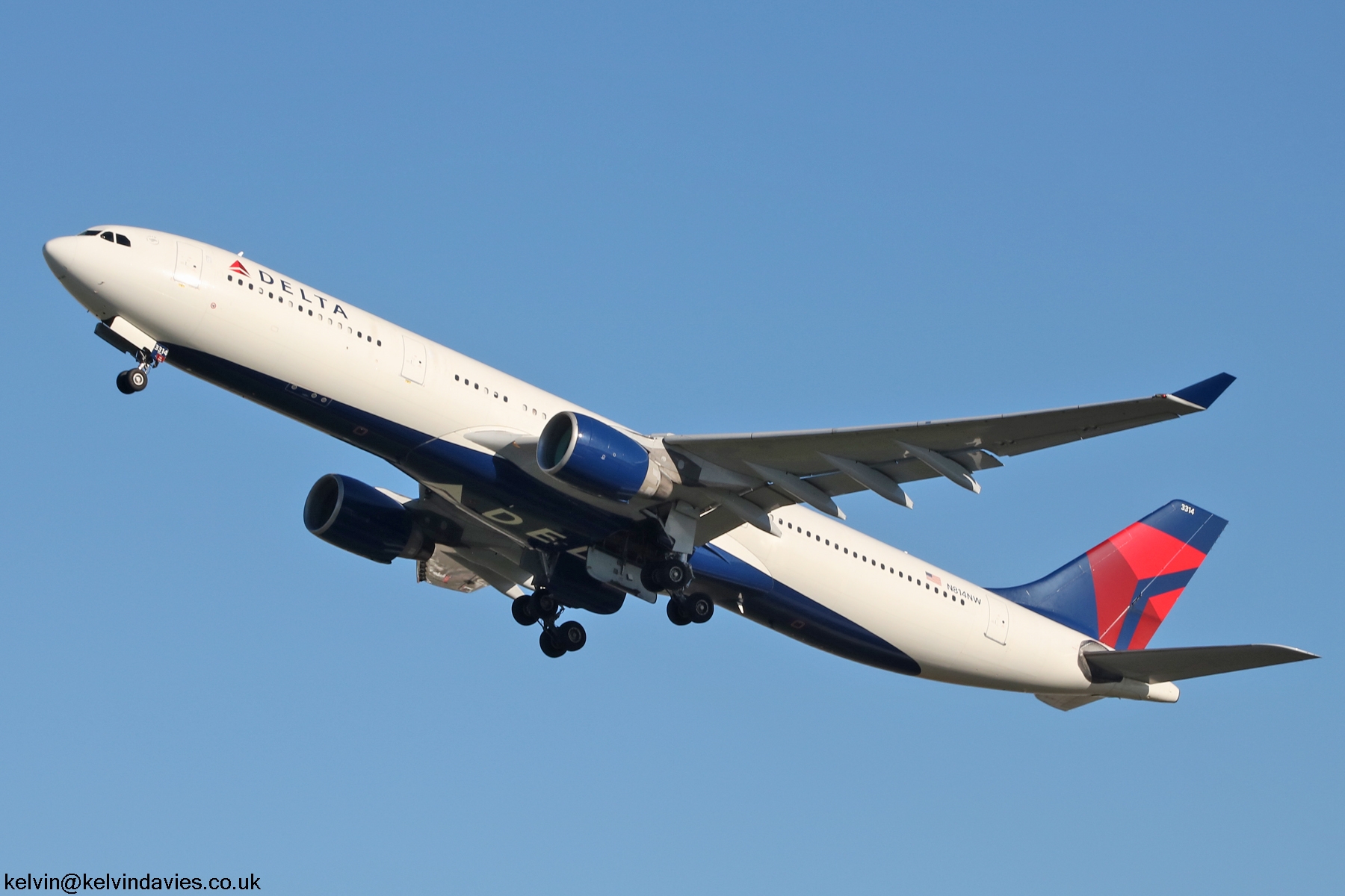 Delta Air Lines A330 N814NW