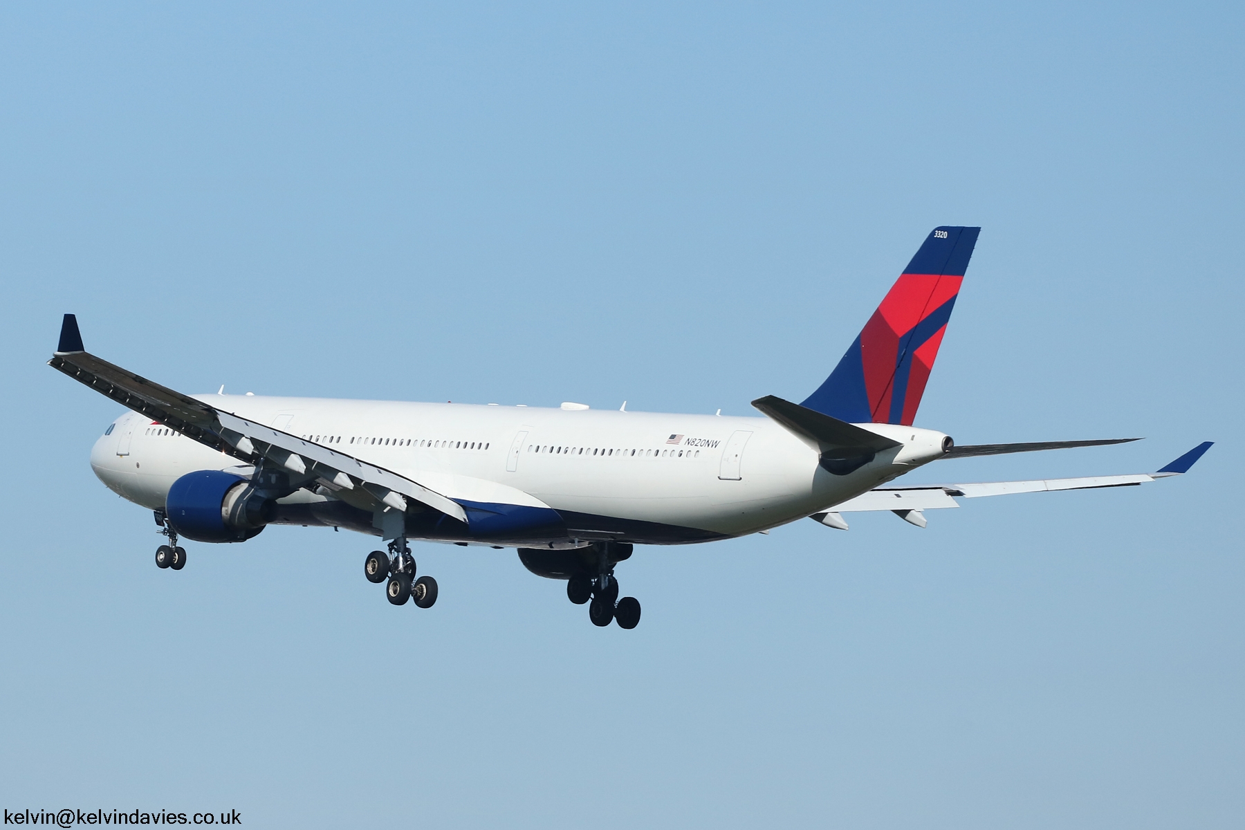 Delta Air Lines A330 N820NW