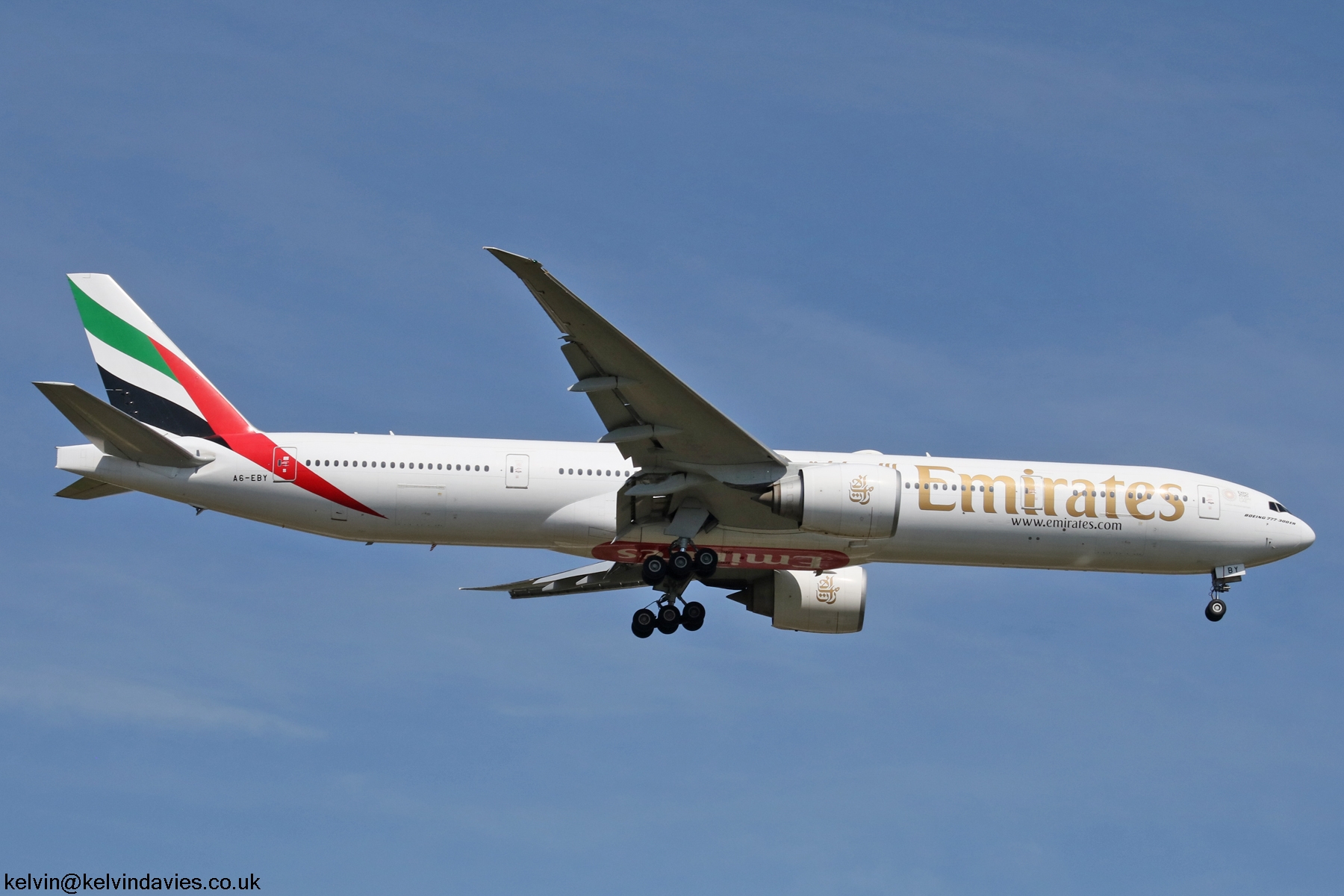 Emirates 777 A6-EBY