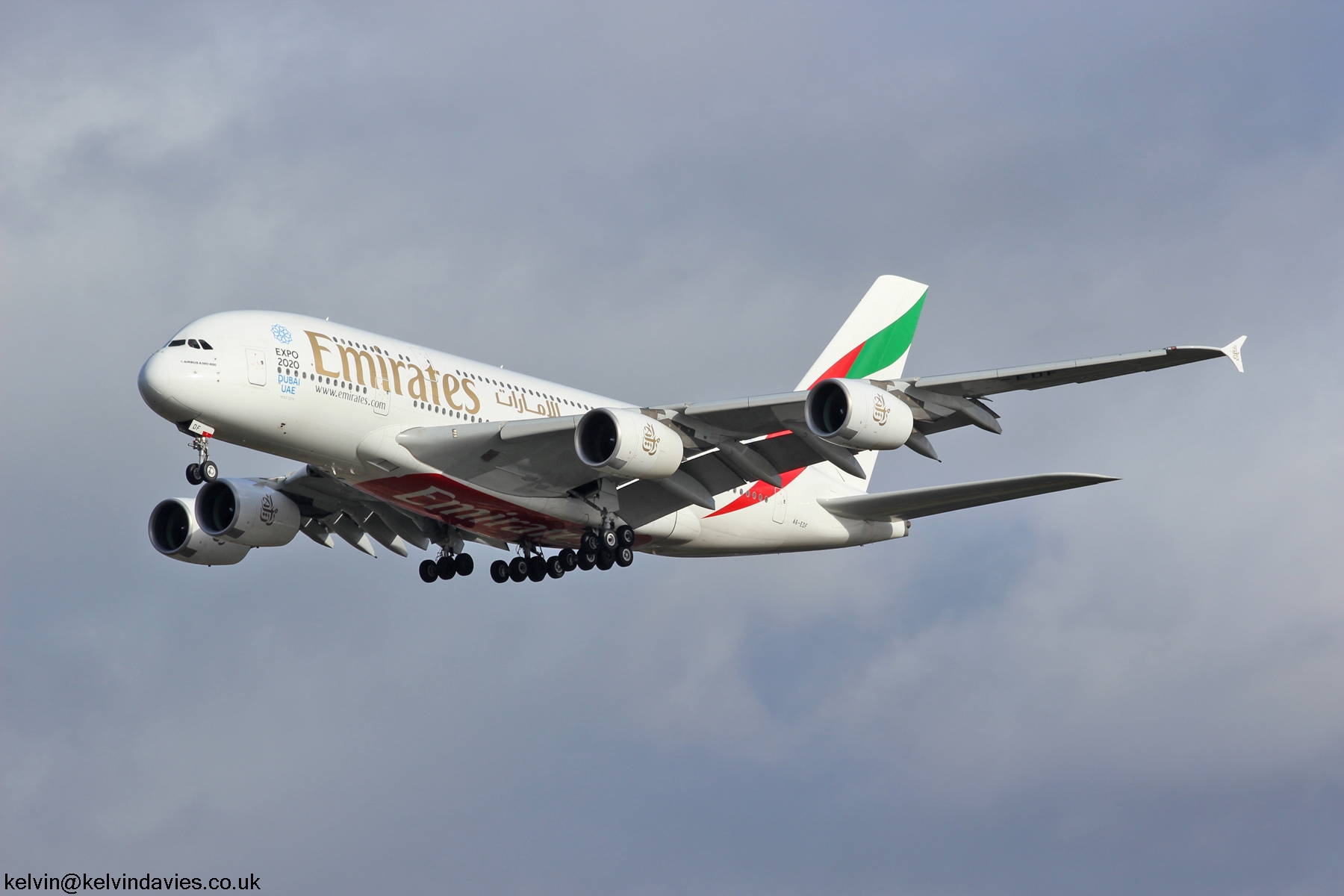 Emirates A380 A6-EDF