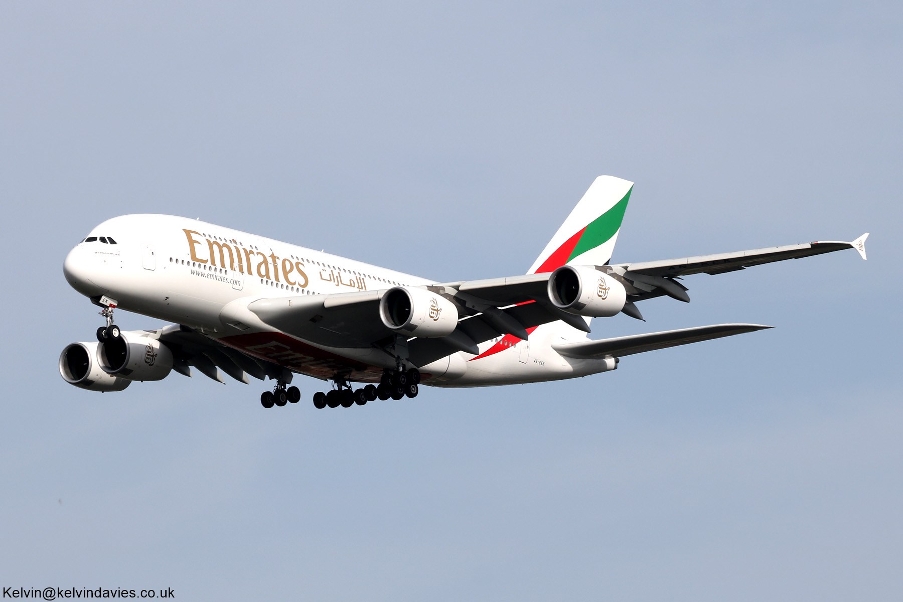 Emirates Airline A380 A6-EEK