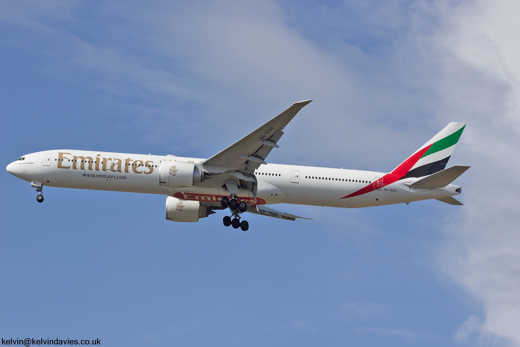 Emirates 777 A6-EGU