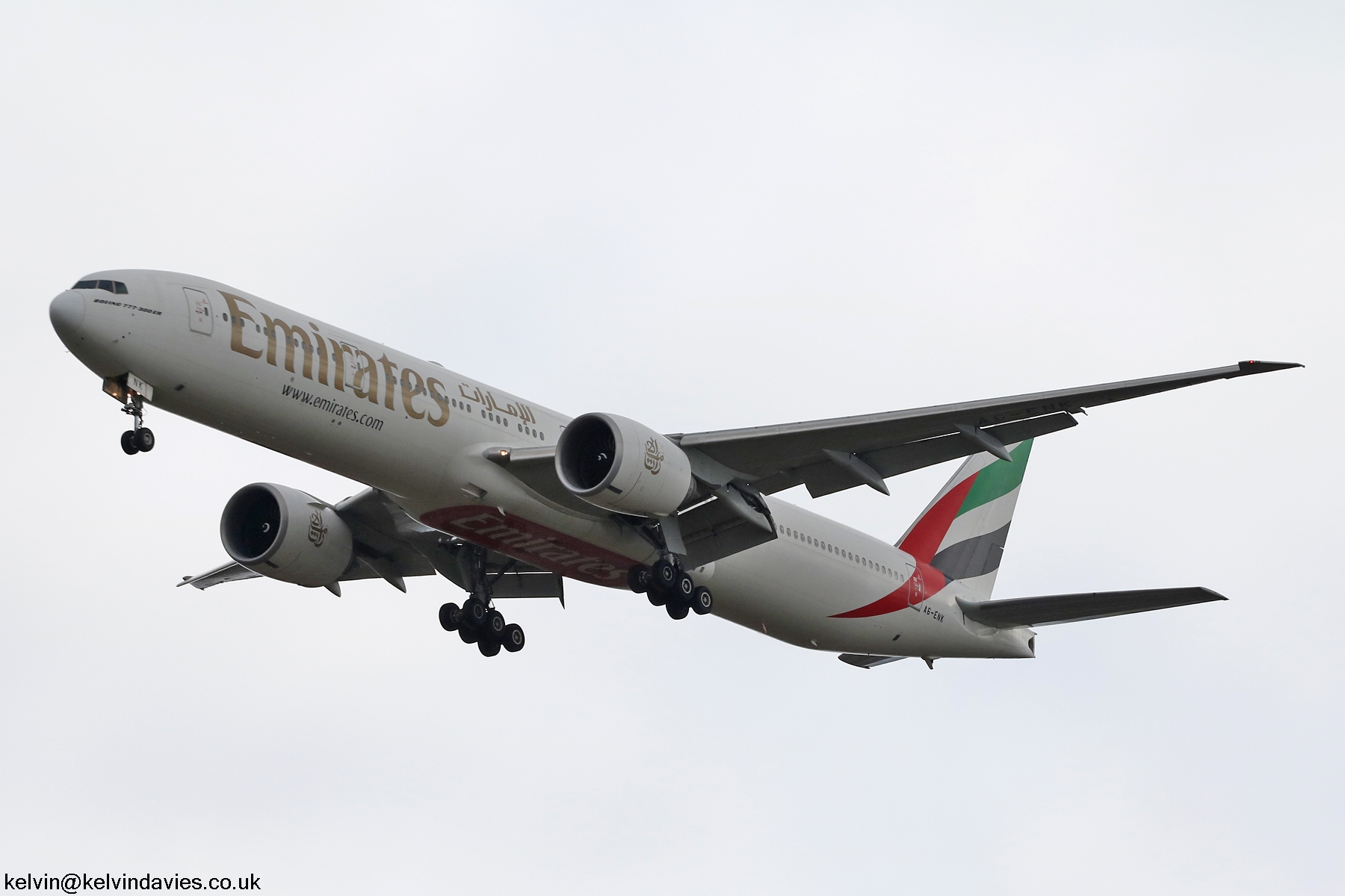 Emirates 777 A6-ENK