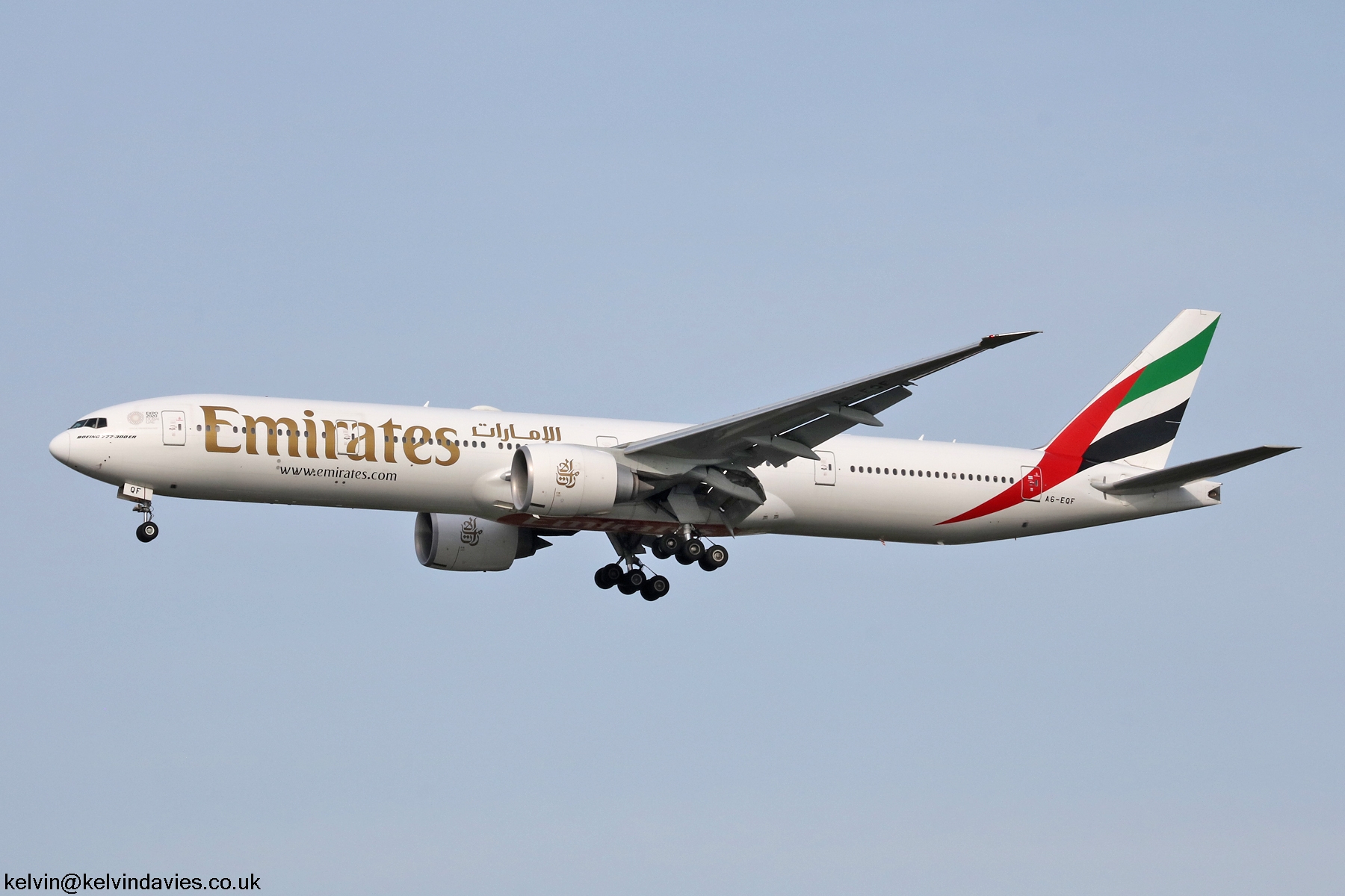 Emirates 777 A6-EQF