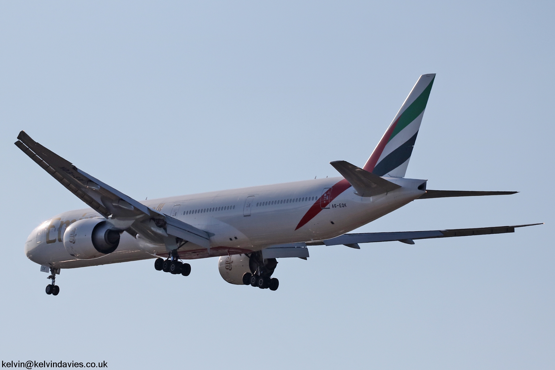 Emirates 777 A6-EQK