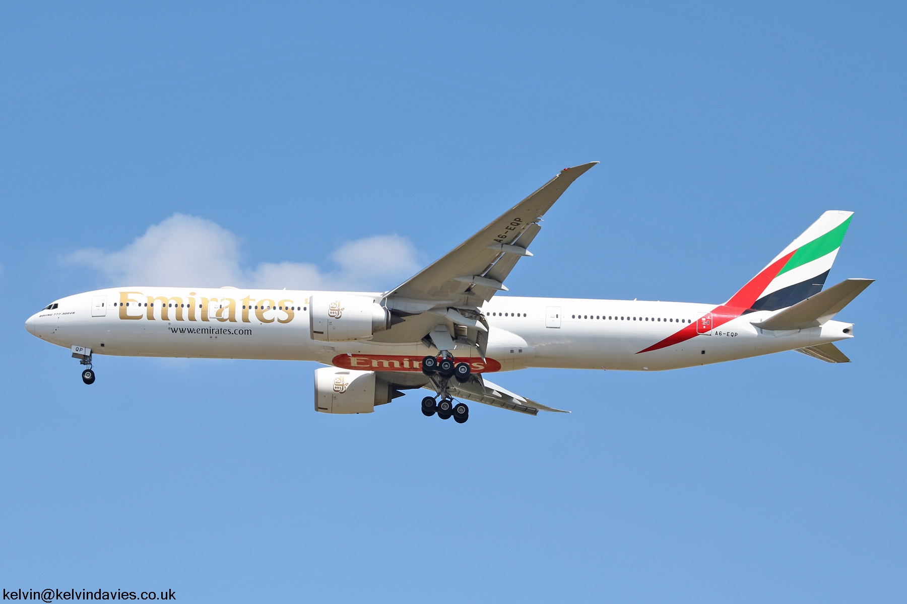 Emirates 777 A6-EQP