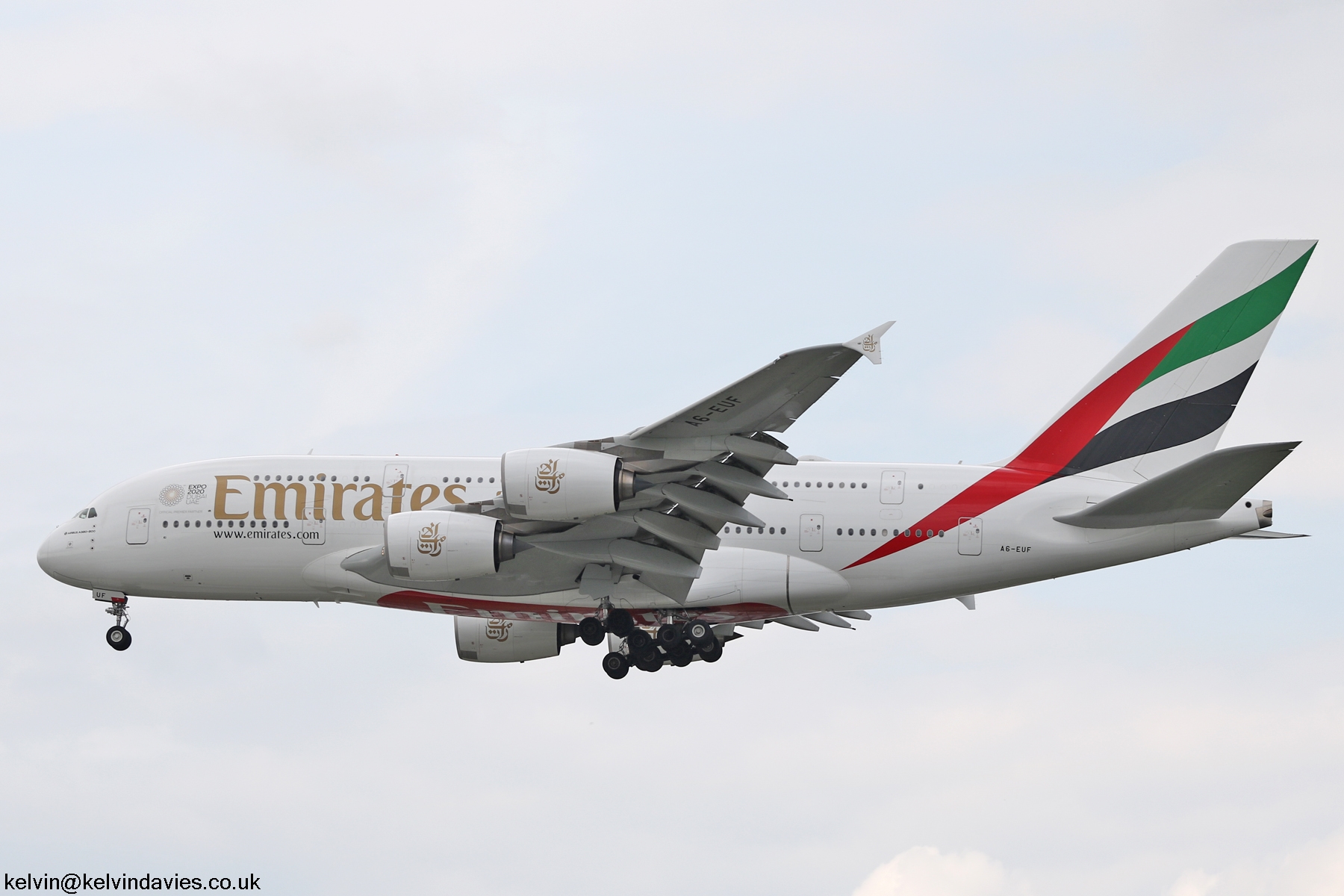 Emirates A380-861 A6-EUF
