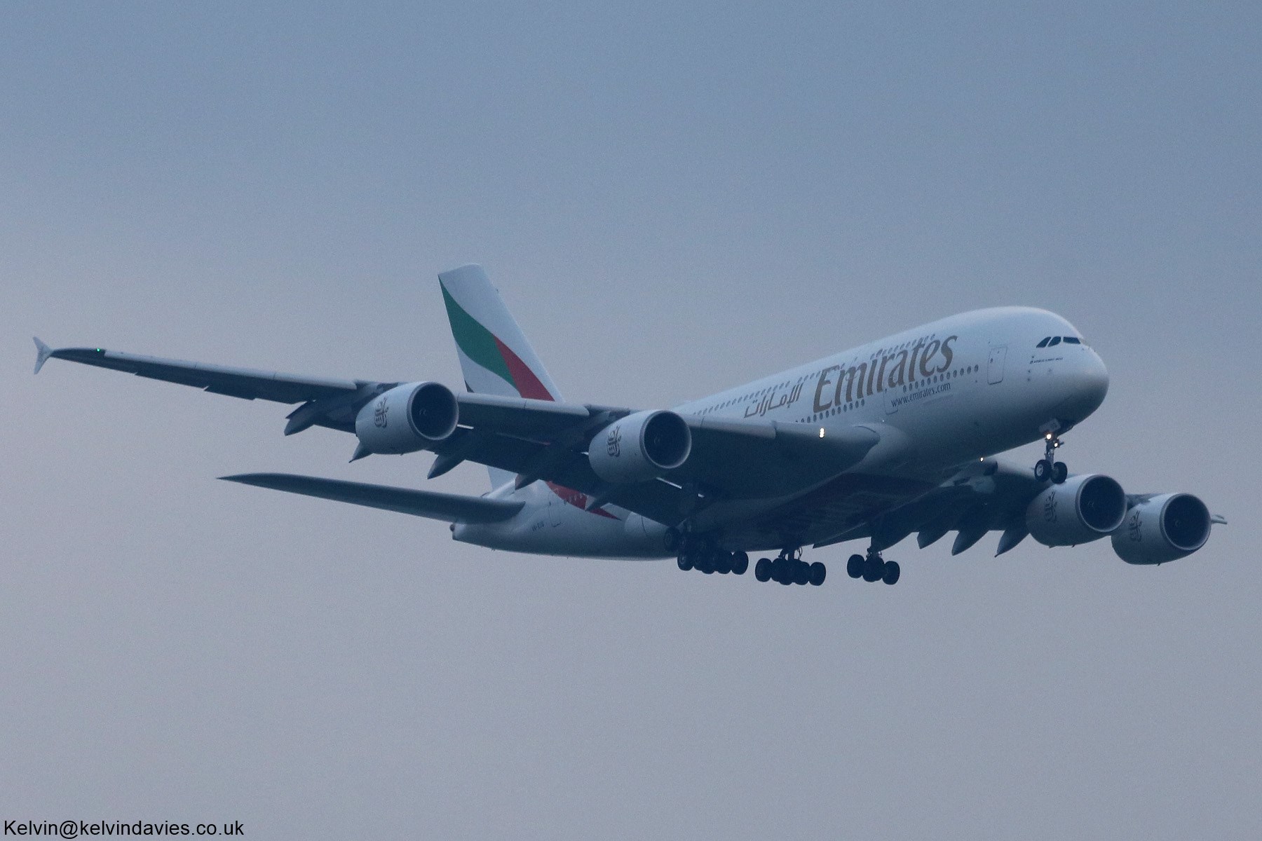 Emirates A380 A6-EUQ