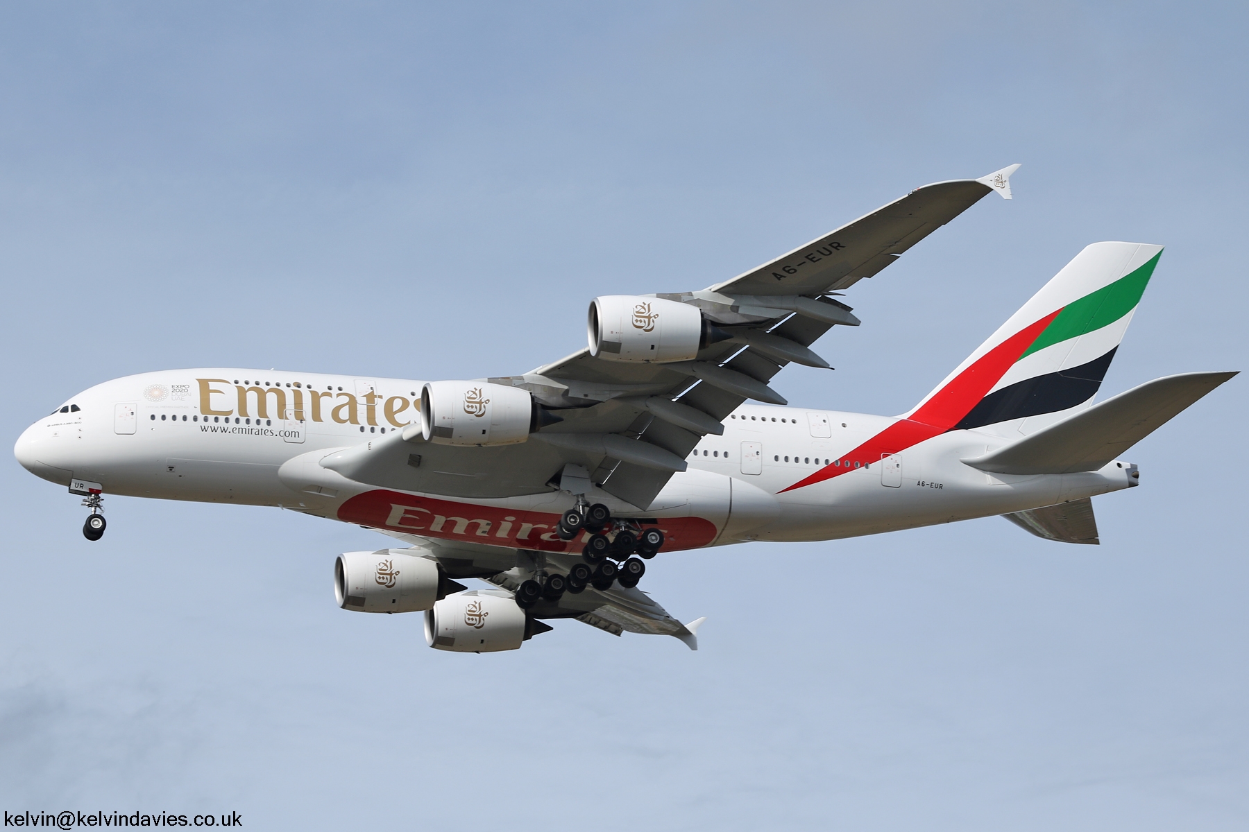 Emirates A380 A6-EUR