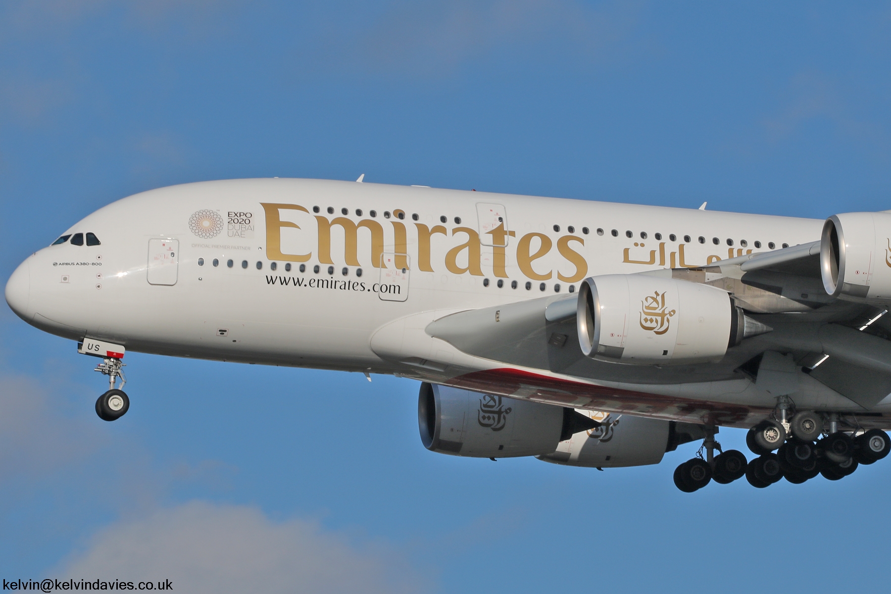 Emirates A380 A6-EUS