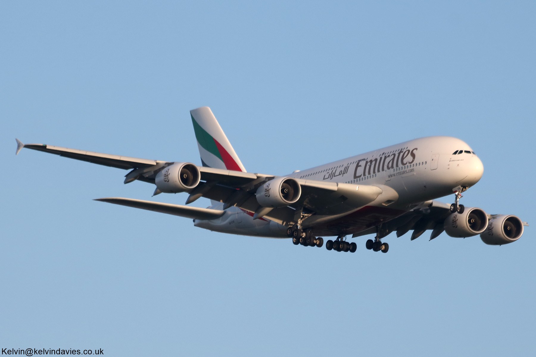 Emirates A380 A6-EVB