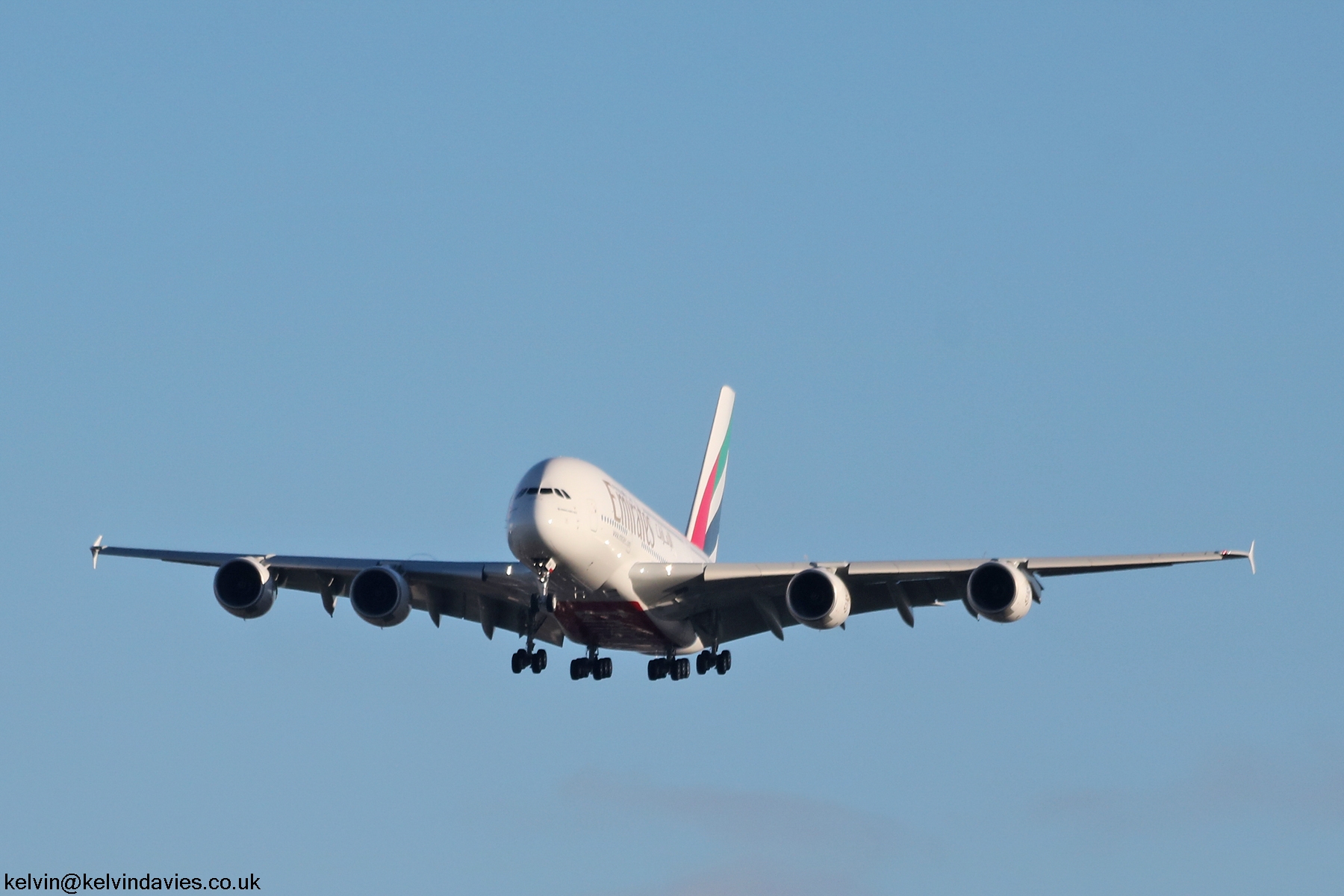 Emirates A380 A6-EVM