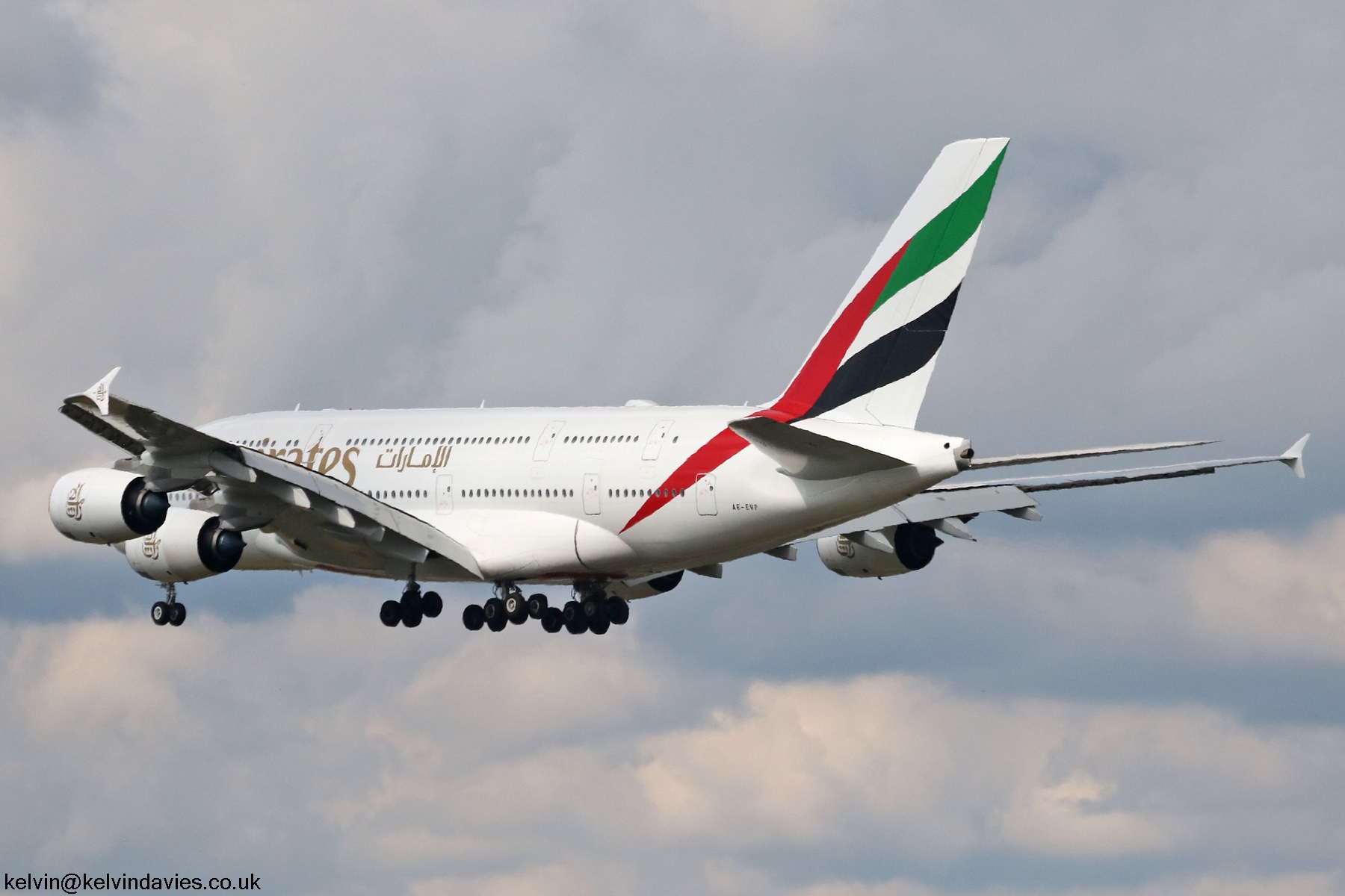 Emirates A380 A6-EVP