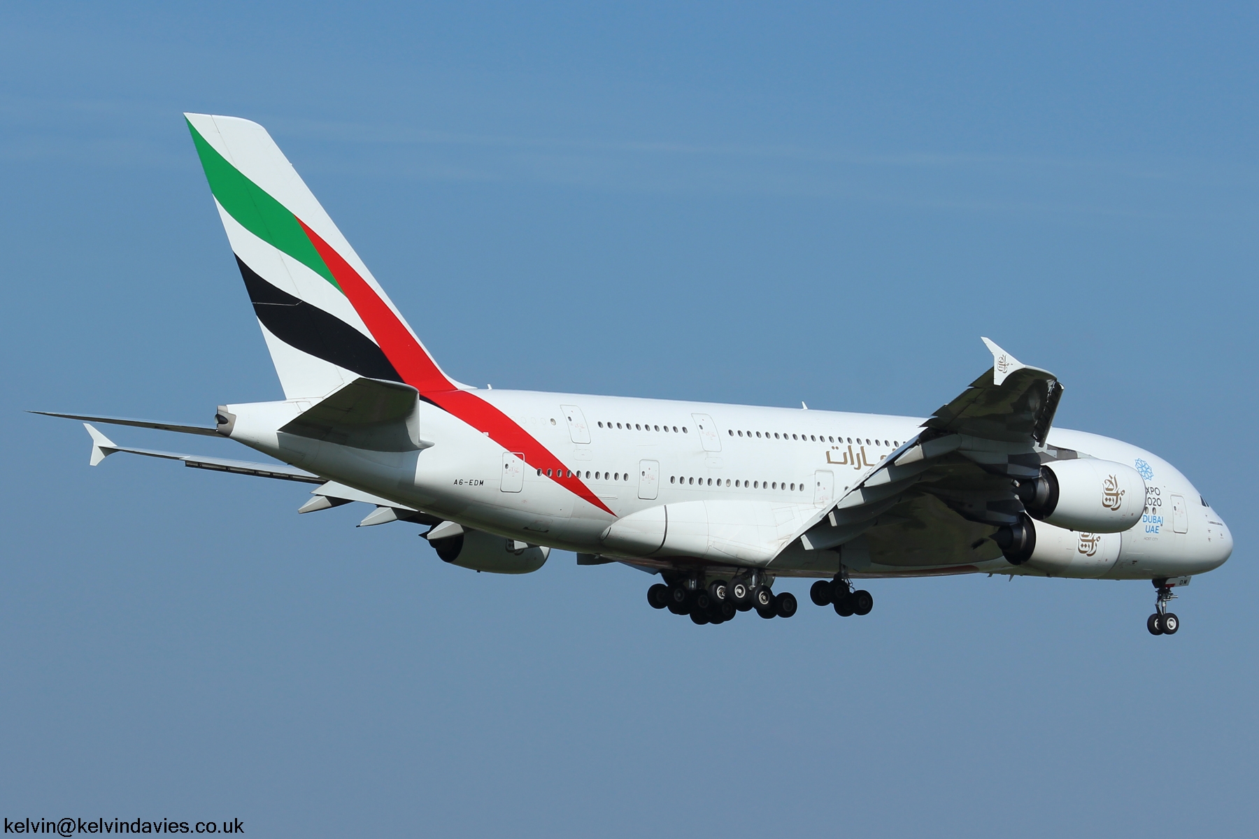 Emirates A380 A6-EDM
