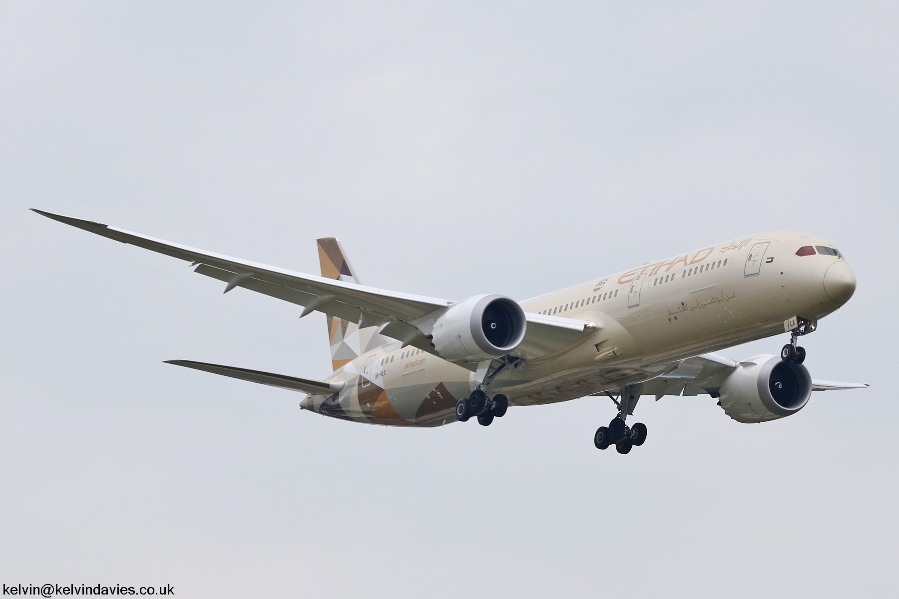 Etihad Airways 787 A6-BLX