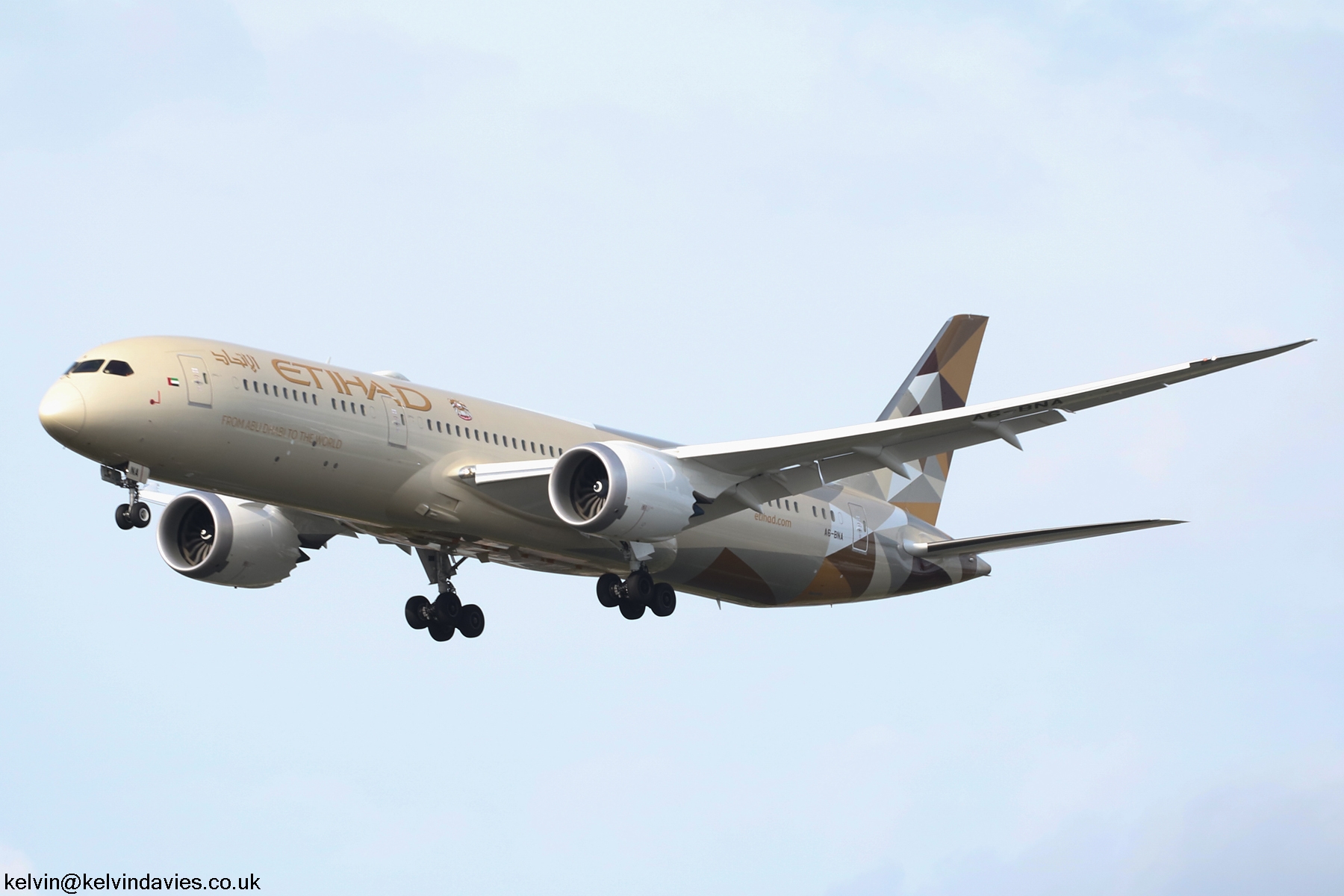 Etihad Airways 787 A6-BNA