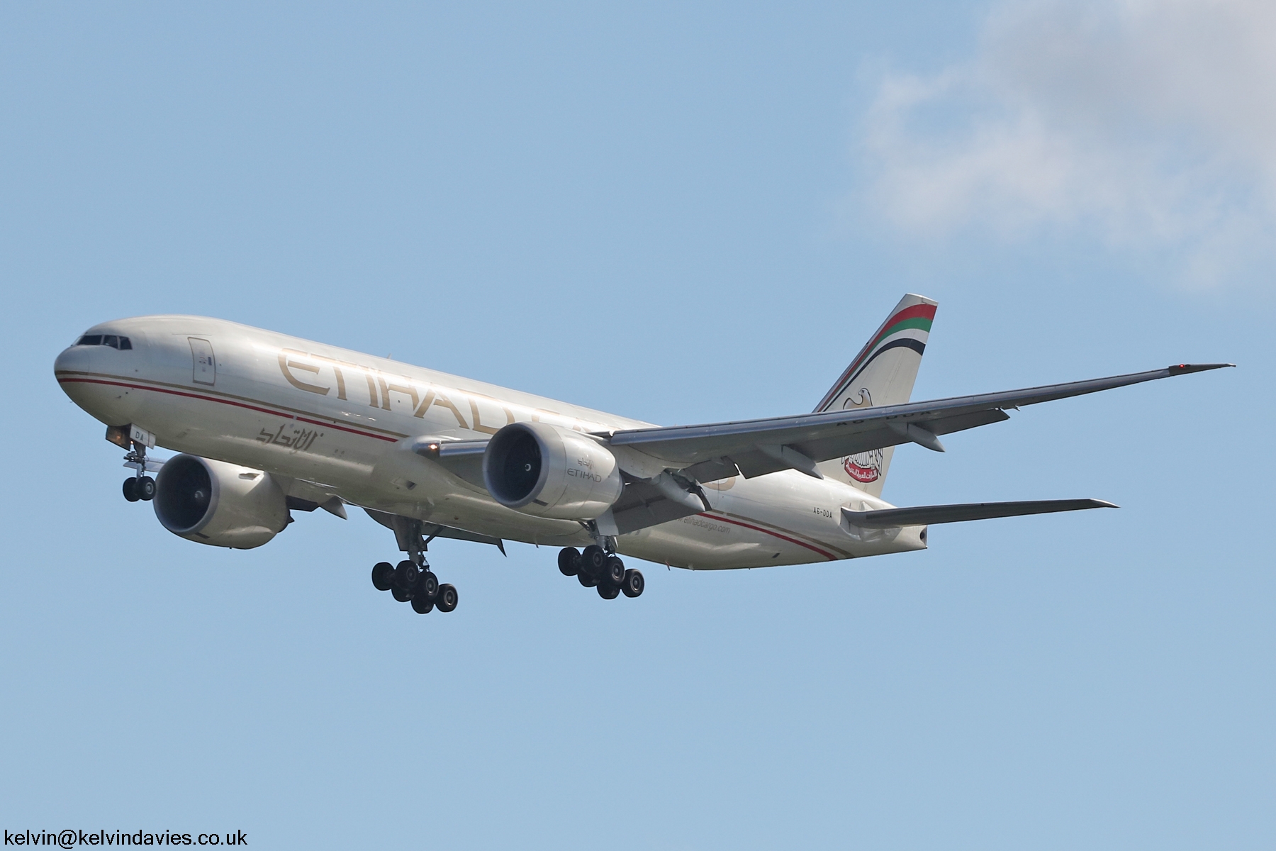 Etihad Airways 777 A6-DDA