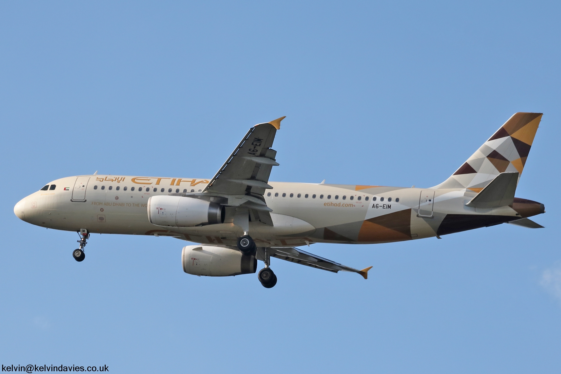 Etihad Airways A320 A6-EIM