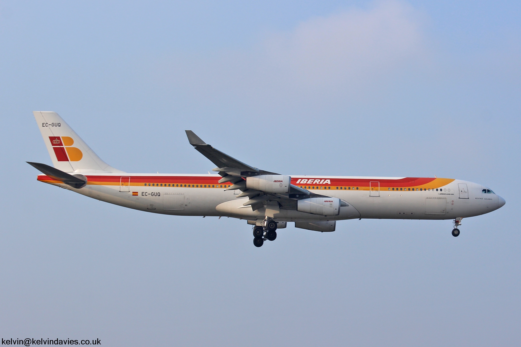 Iberia A340 EC-GUQ