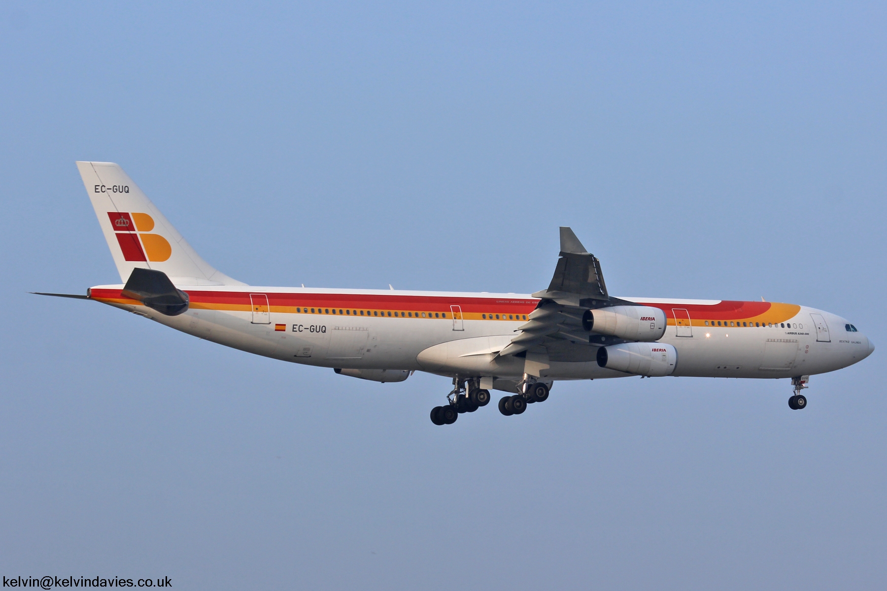 Iberia A340 EC-GUQ
