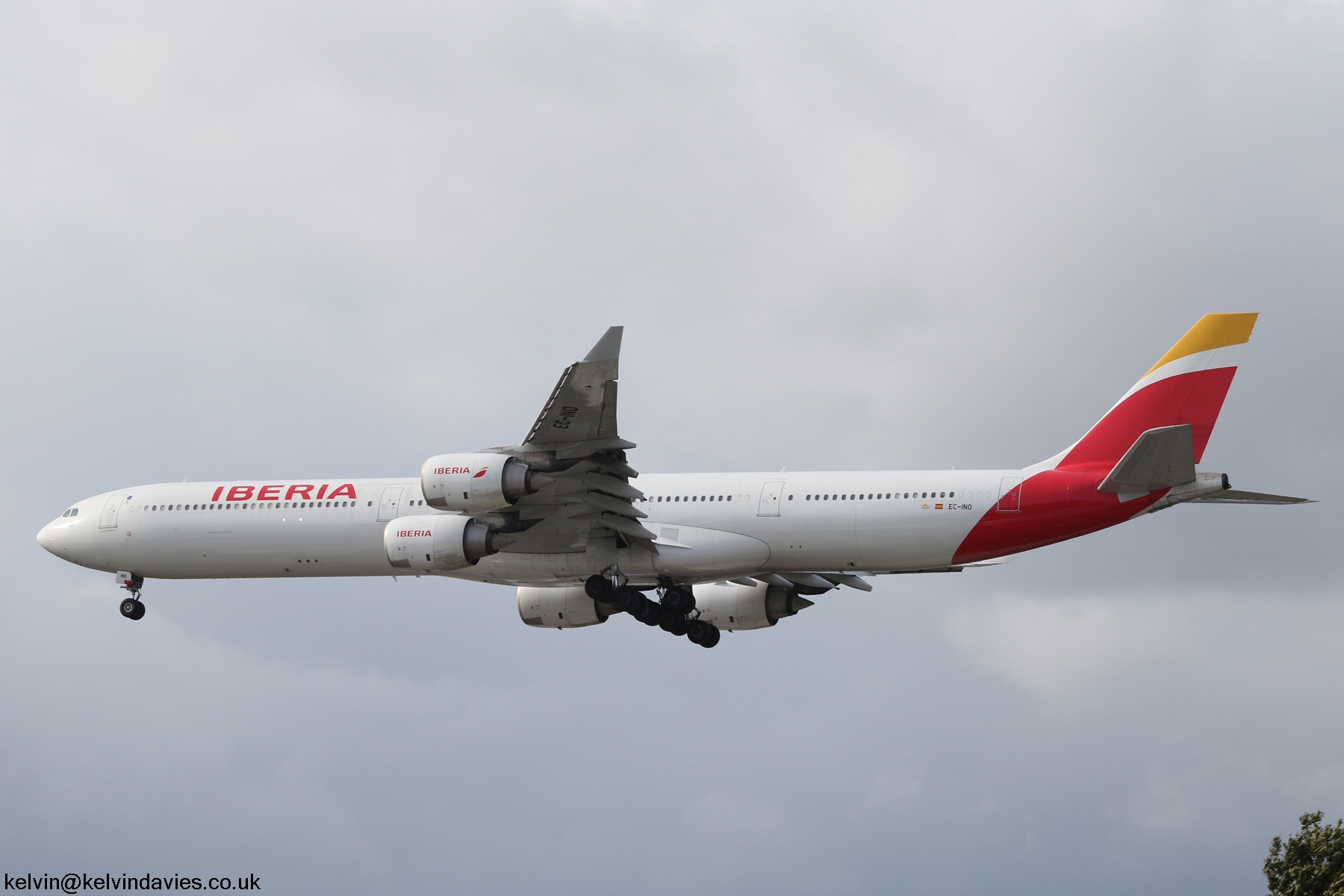 Iberia A340 EC-INO