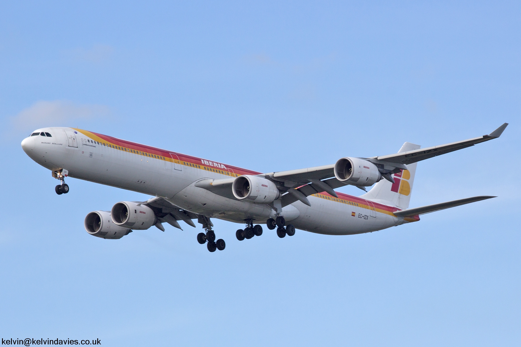 Iberia A340 EC-IZX