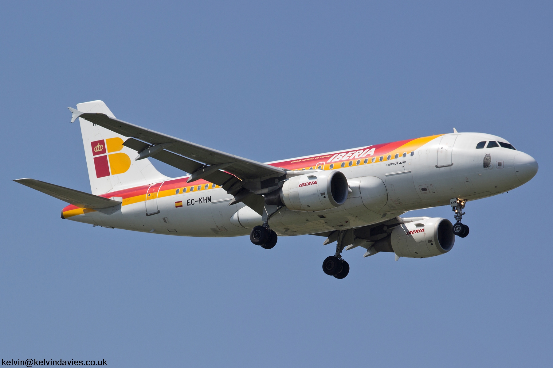 Iberia A319-111 EC-KHM