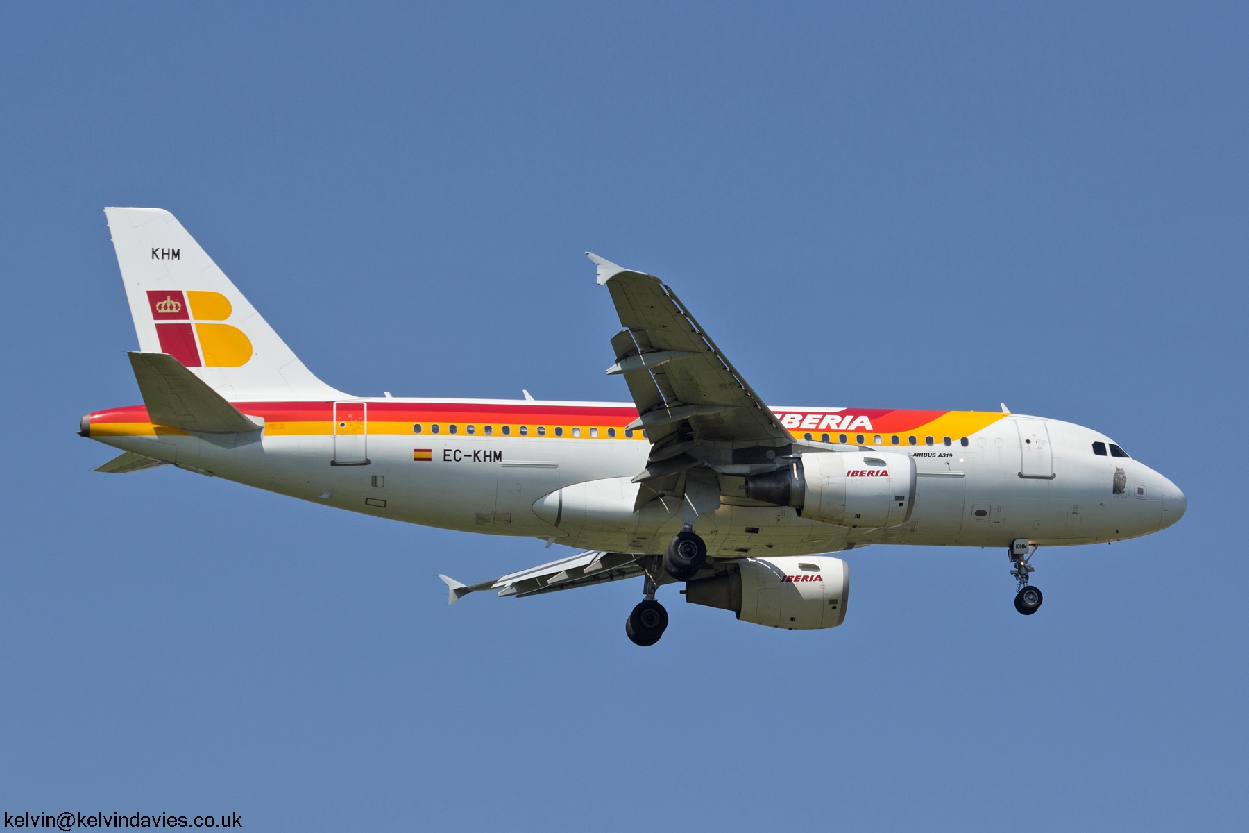 Iberia A319-111 EC-KHM