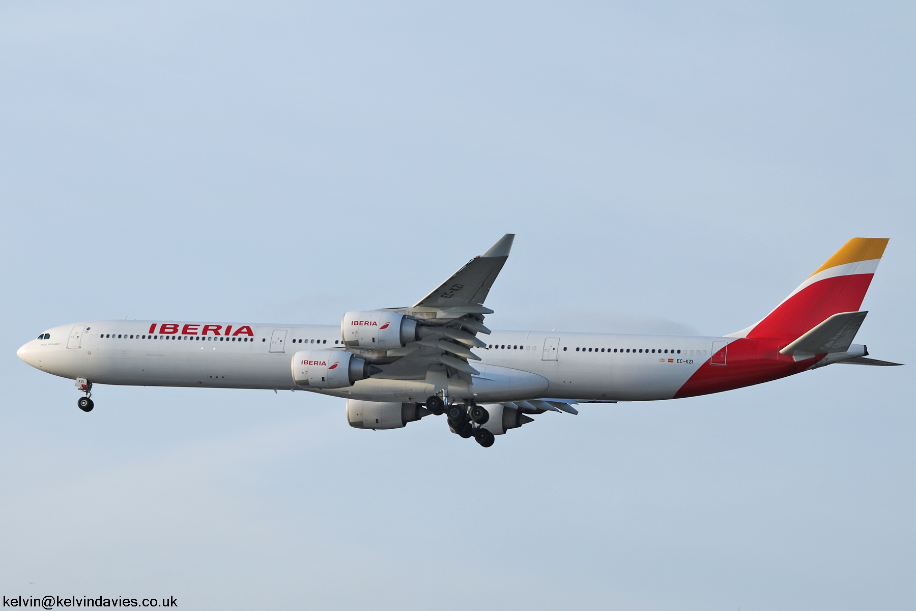 Iberia A340 EC-KZI