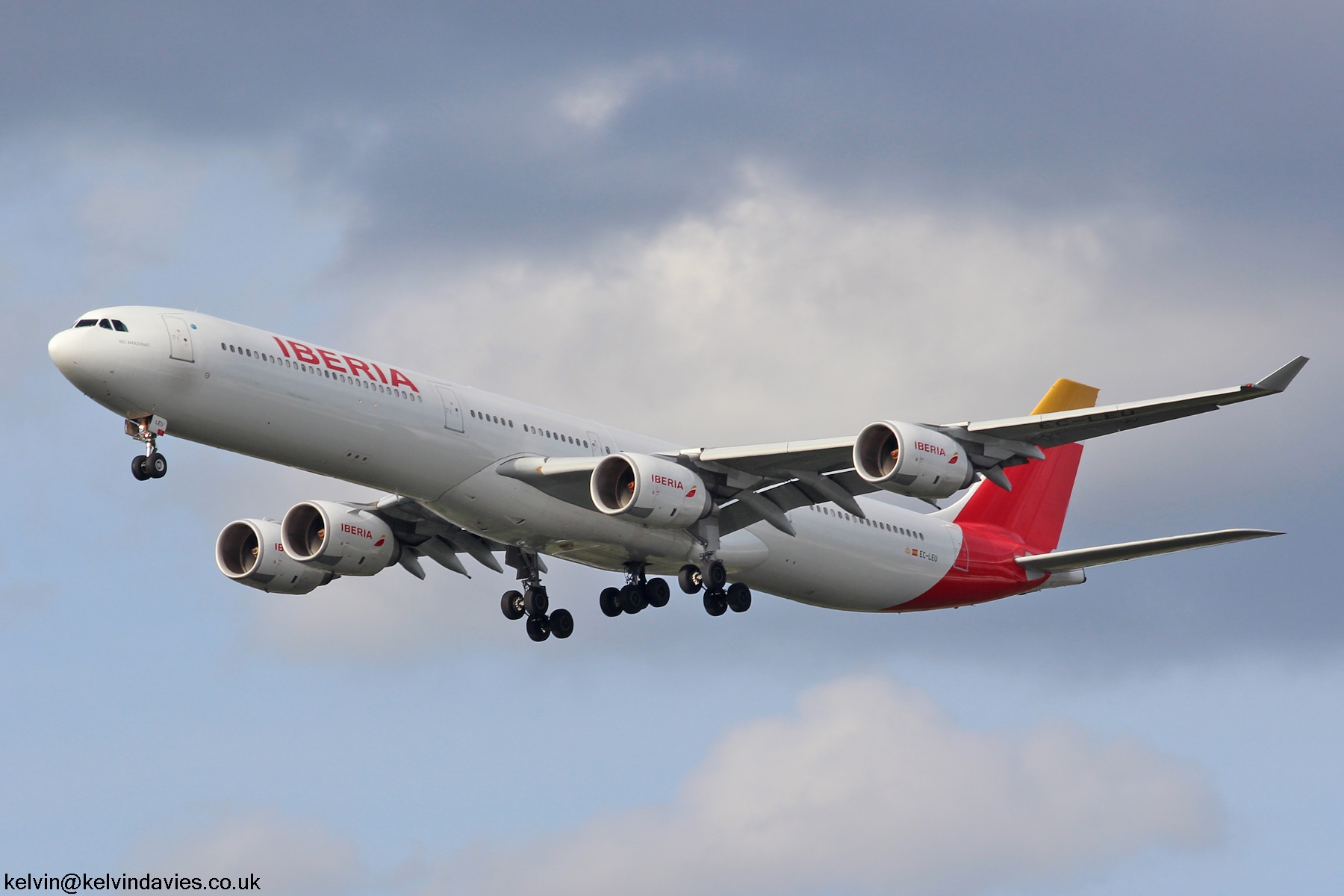 Iberia A340 EC-LEU