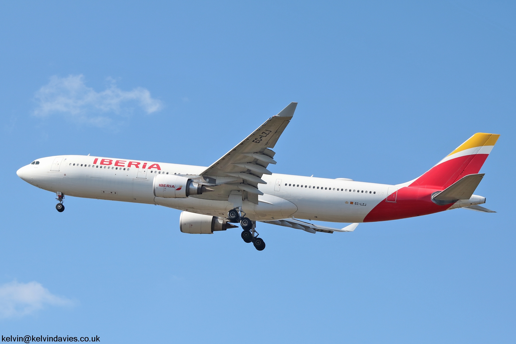 Iberia A330 EC-LZJ