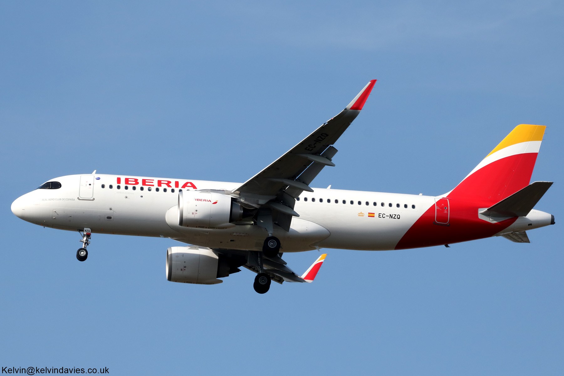 Iberia A320NEO EC-NZQ