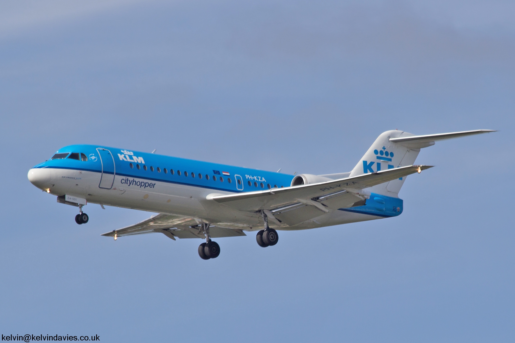 KLM Cityhopper F70 PH-KZA