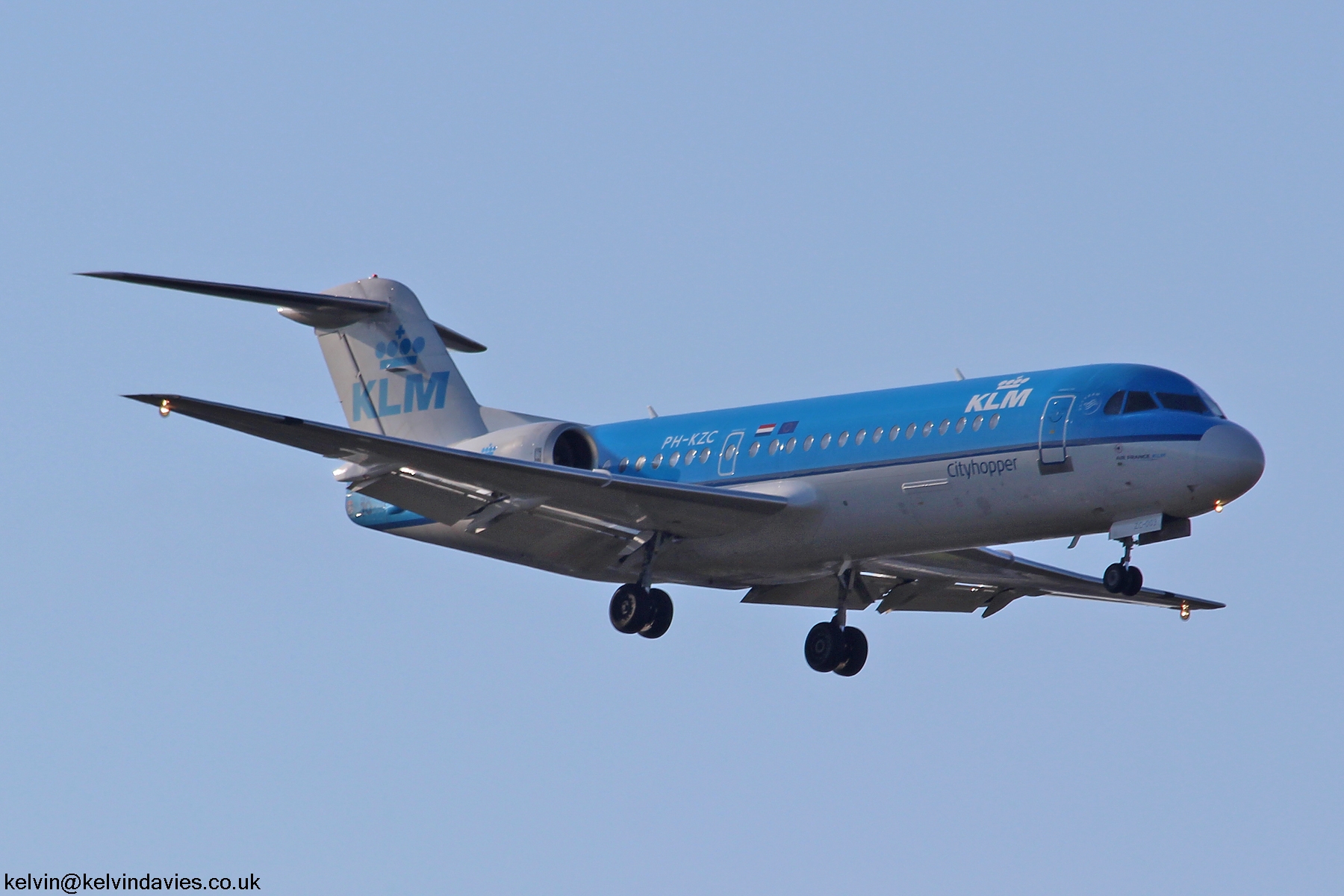 KLM Cityhopper F70 PH-KZC