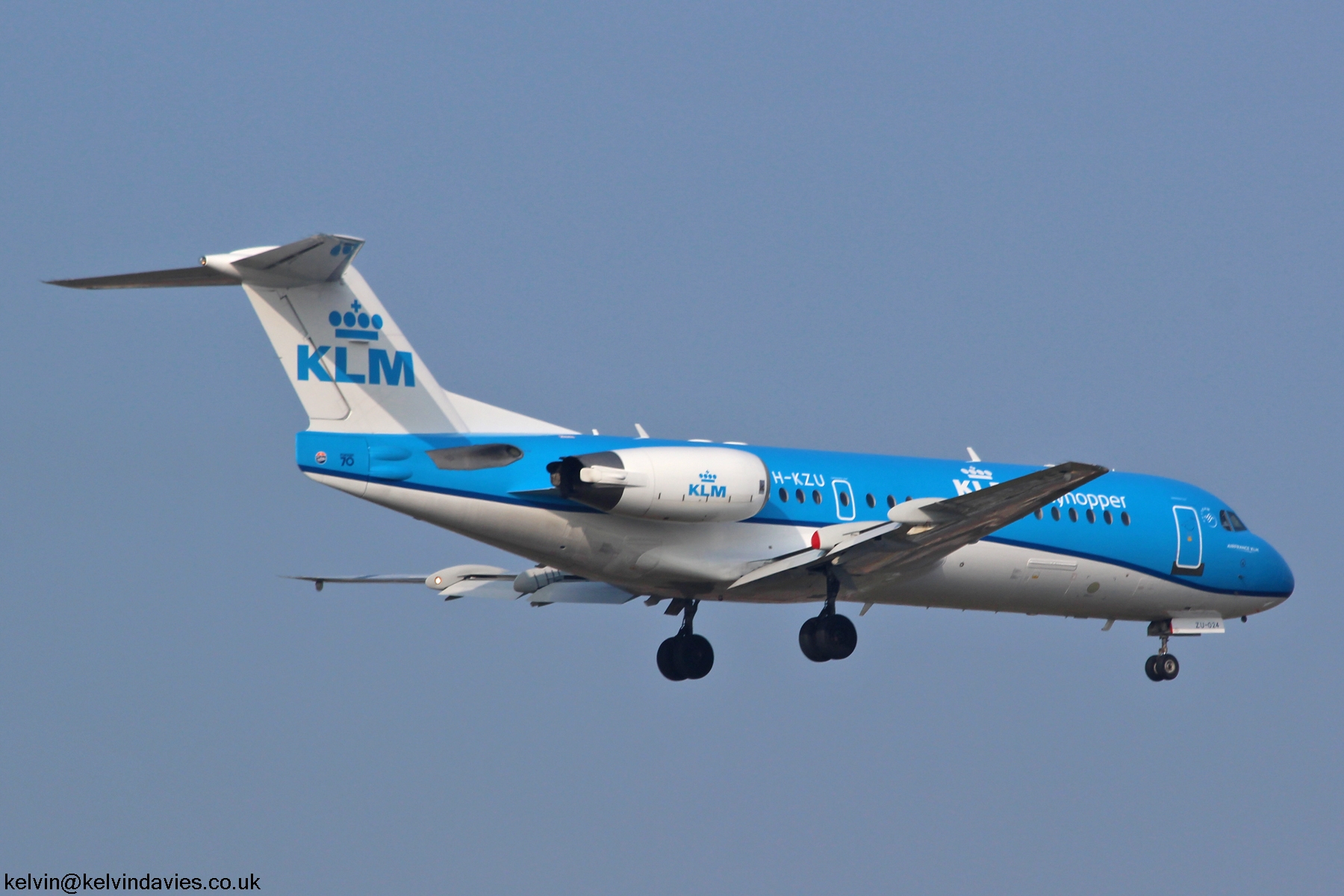 KLM Cityhopper F70 PH-KZU