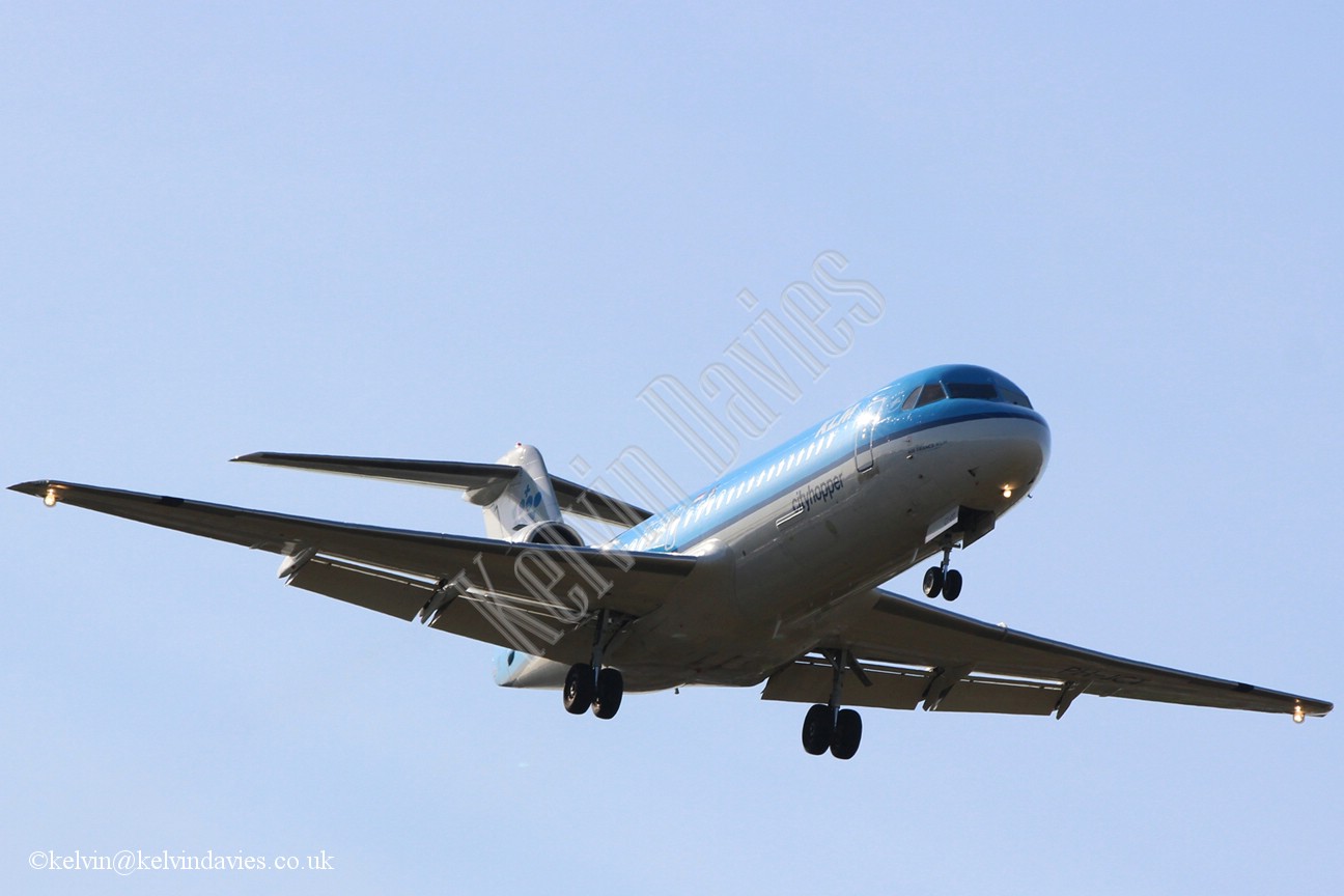 KLM Cityhopper Fokker 70 PH-JCT