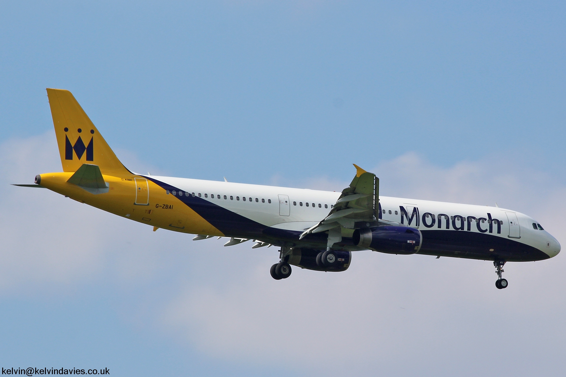 Monarch Airlines A321 G-ZBAI