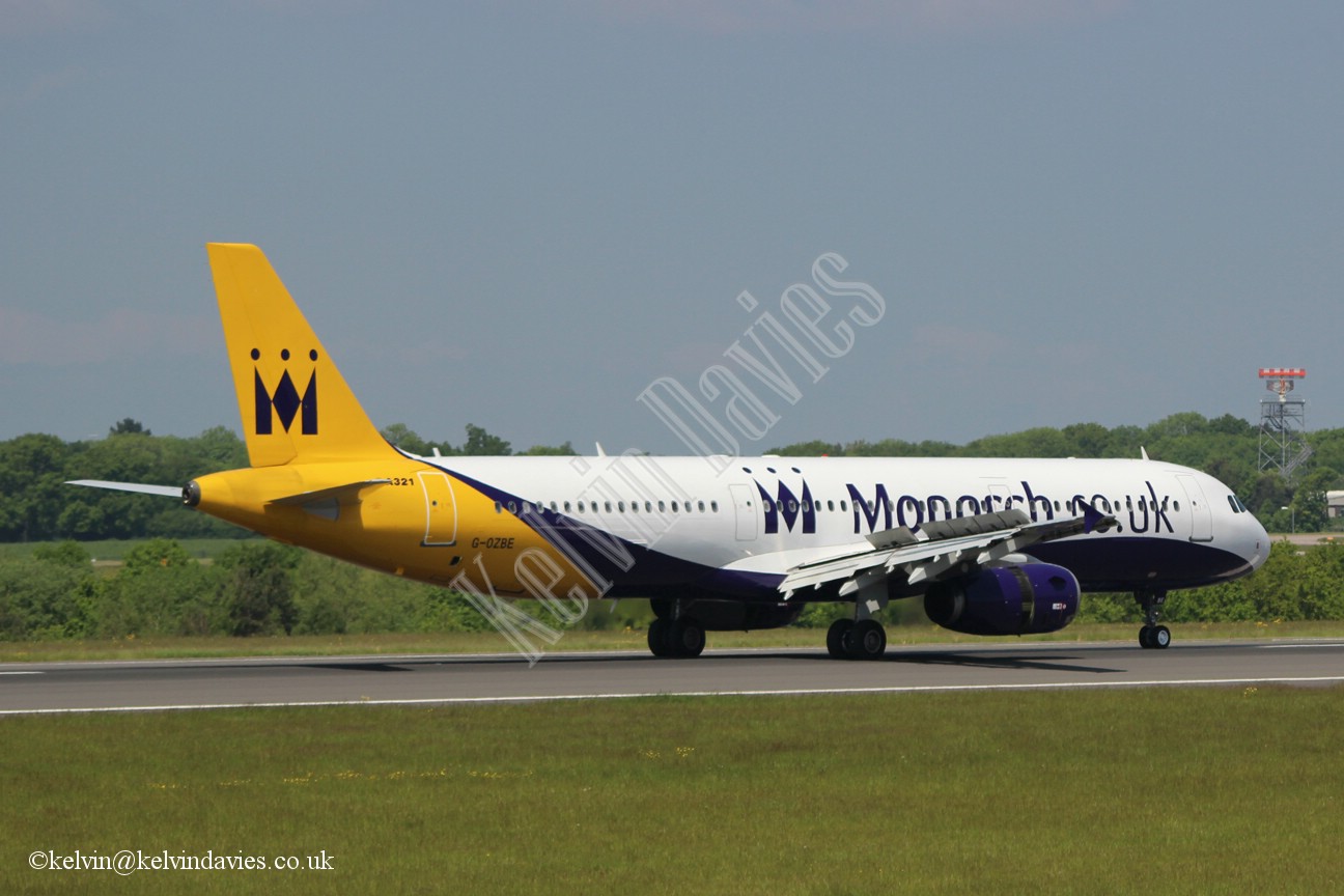 Monarch Airlines A321 G-OZBE