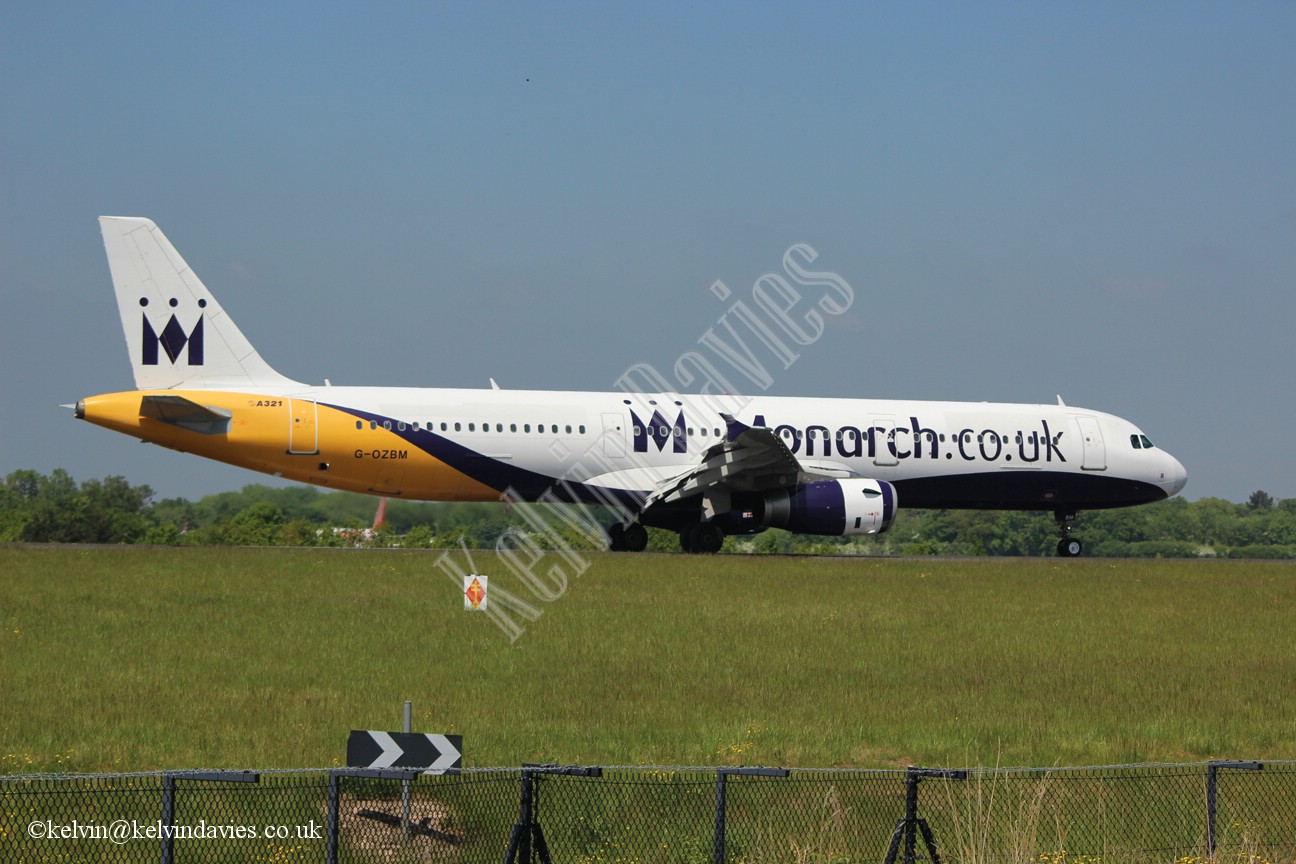 Monarch Airlines A321 G-OZBM
