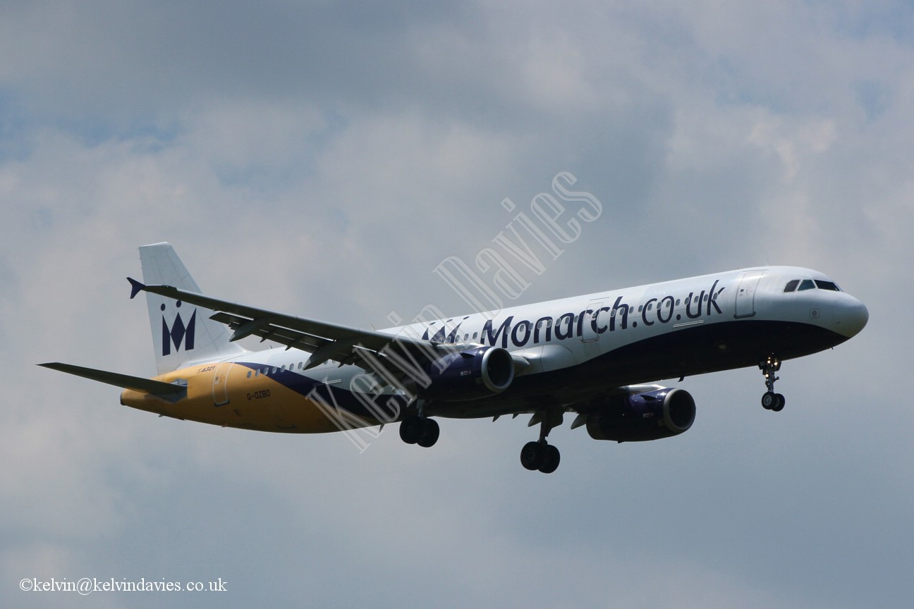 Monarch Airlines A321 G-OZBO