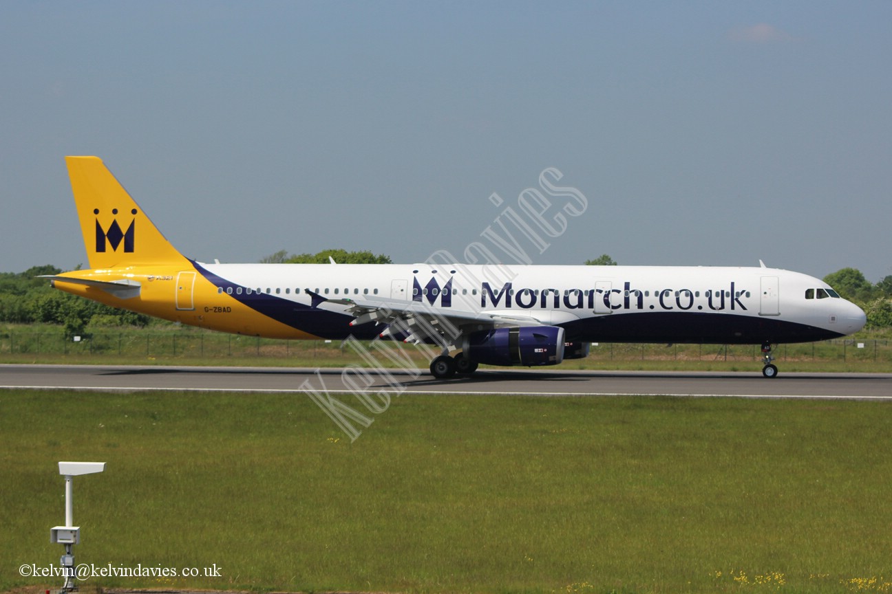 Monarch Airlines A321 G-ZBAD