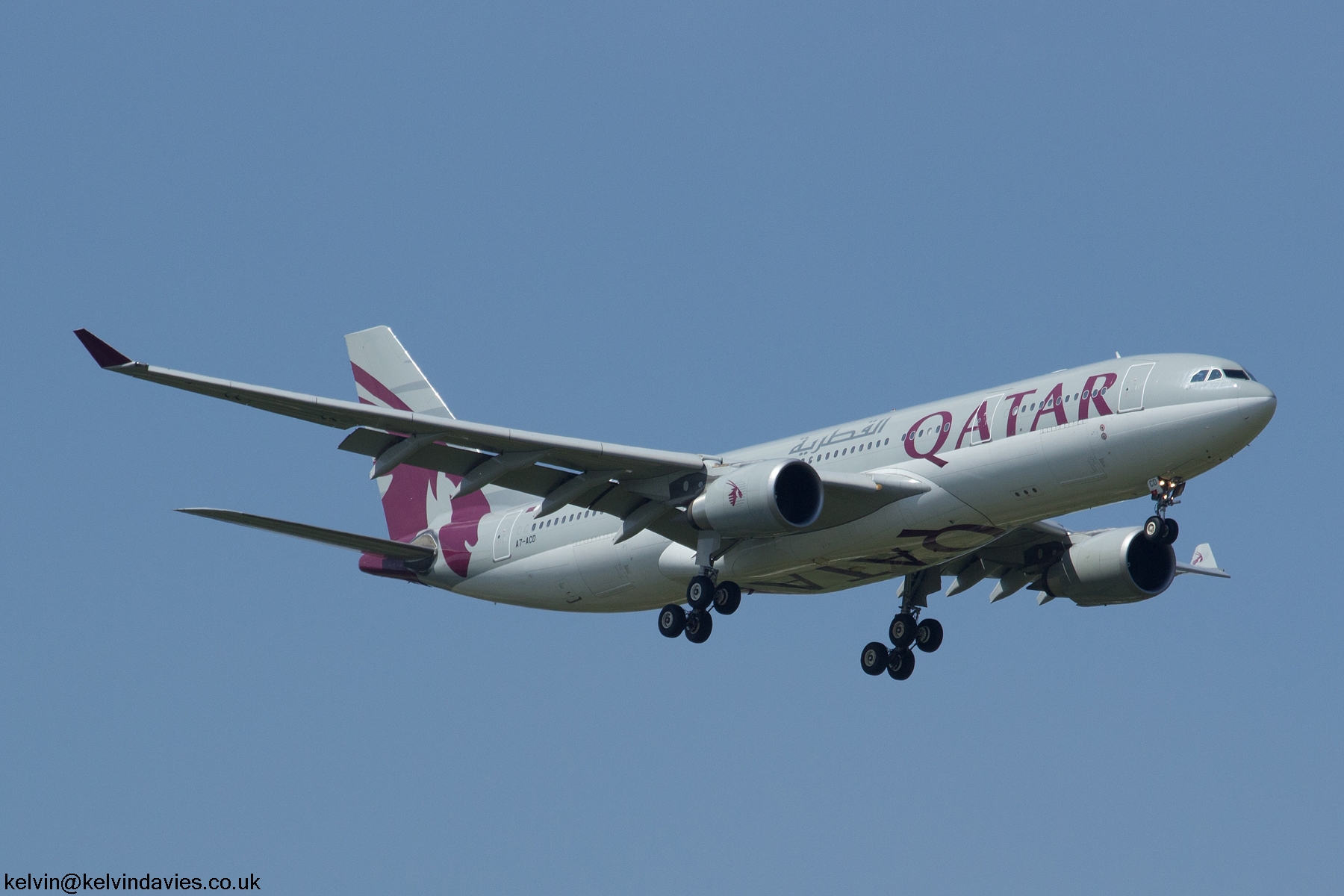 Qatar Airways A330 A7-ACD